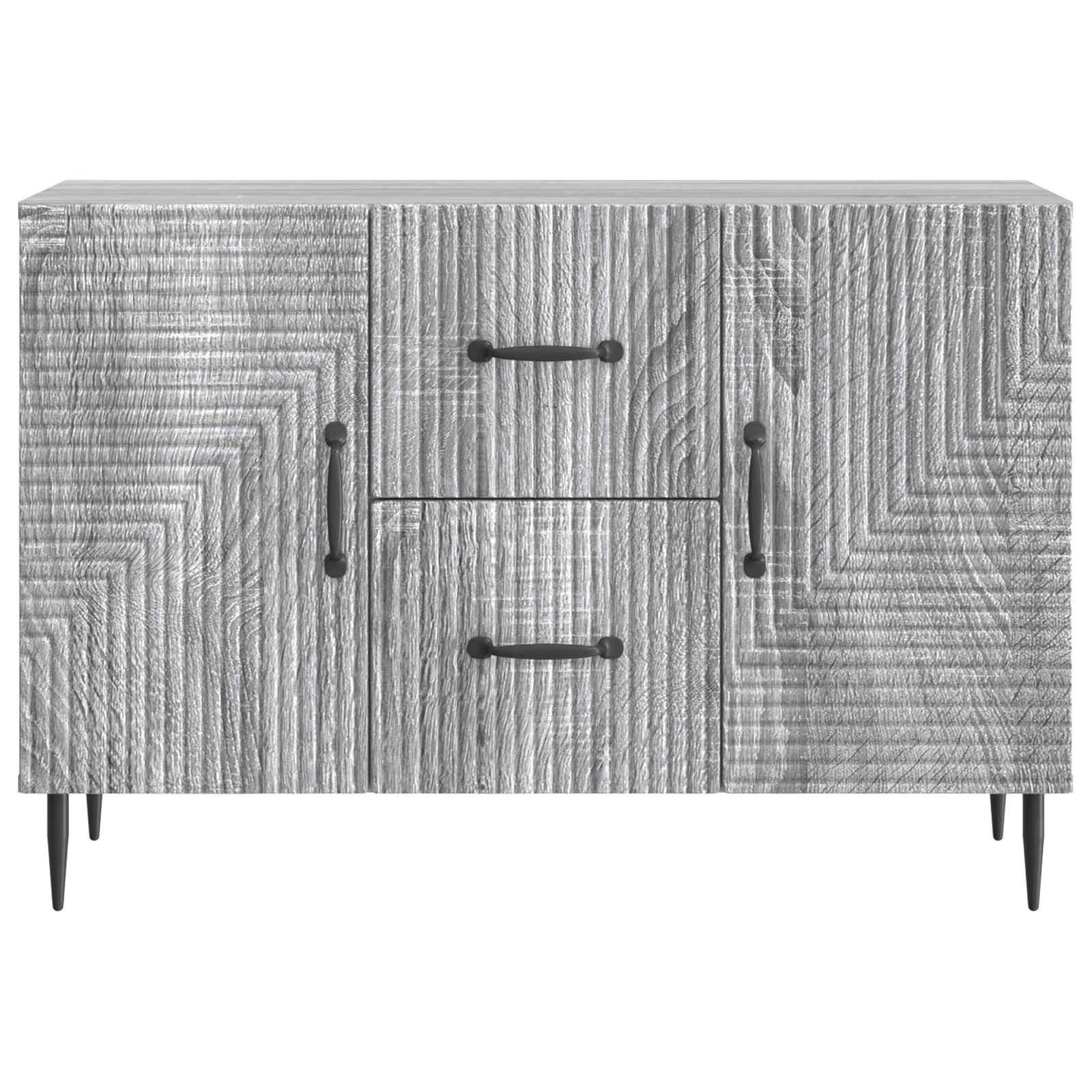 Buffet Sonoma gris 89 x 34,5 x 60 cm Bois d'ingénierie - XIOS
