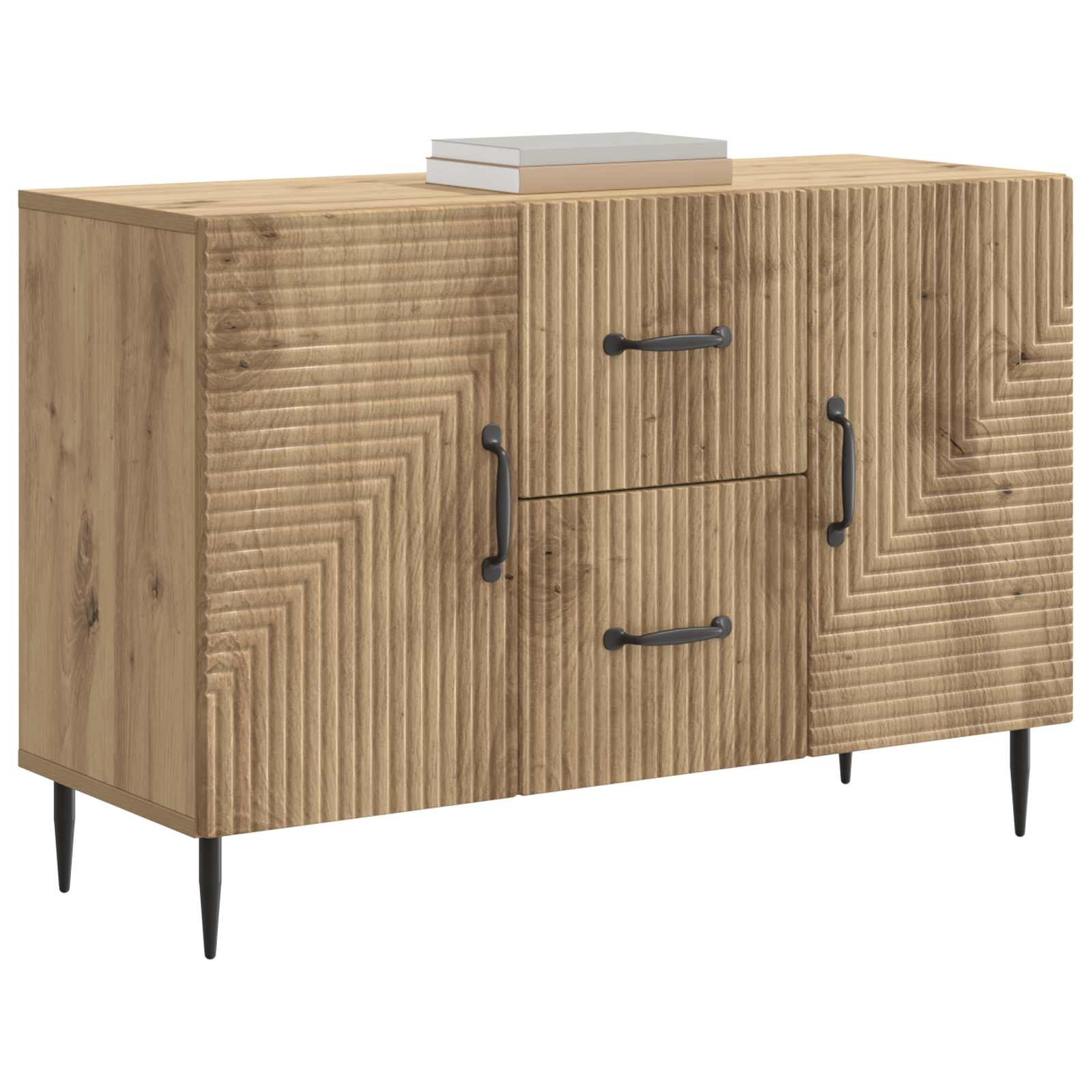 Buffet Chêne artisanal 89 x 34,5 x 60 cm Bois d'ingénierie - XIOS
