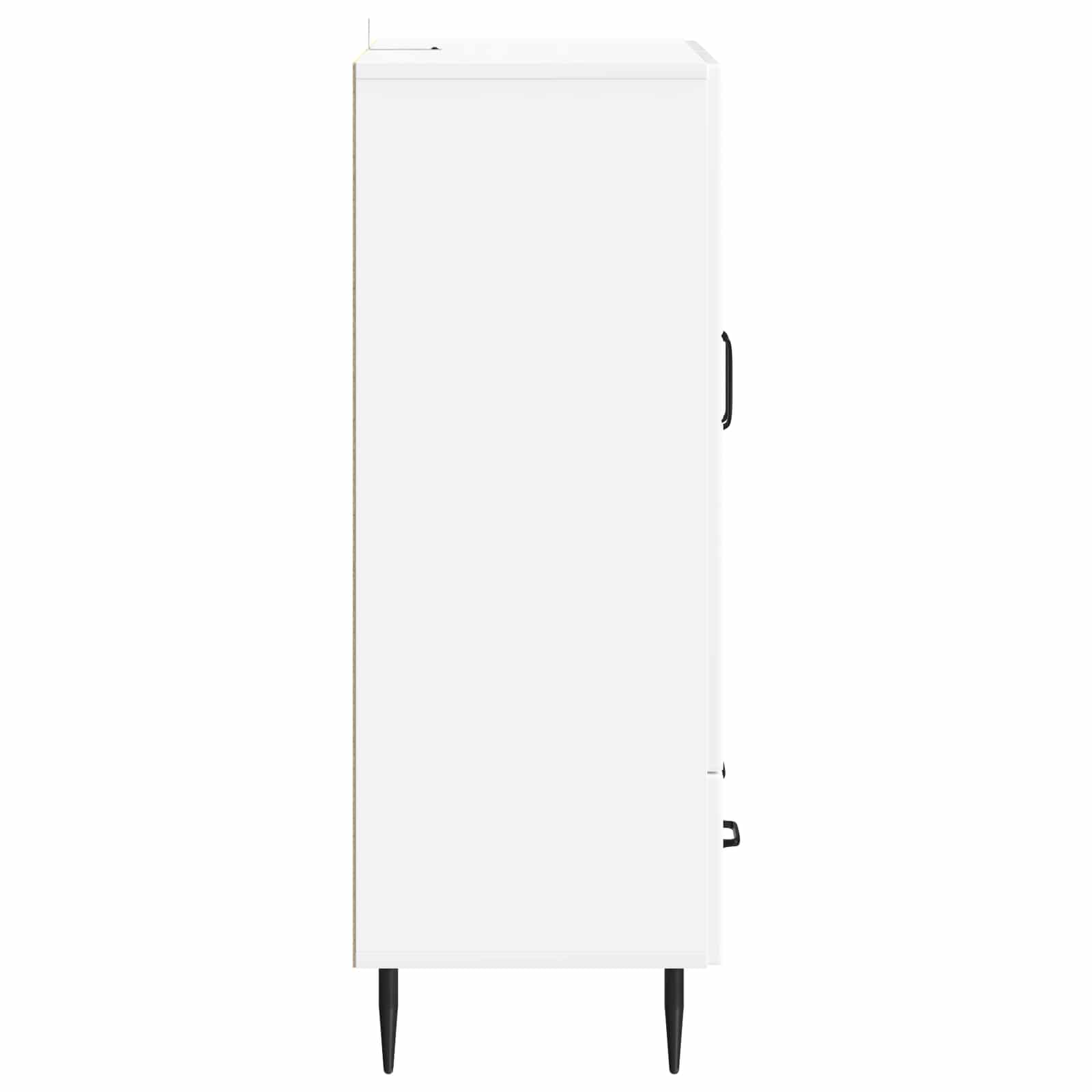 Buffet Blanc brillant 66 x 34,5 x 95 cm Bois d'ingénierie - XIOS