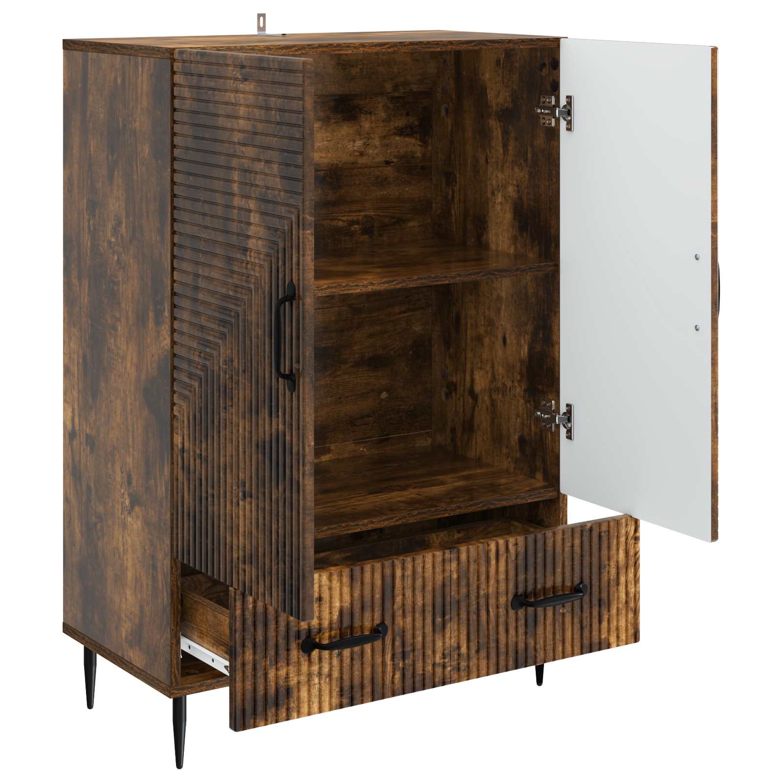 Buffet Chêne fumé 66 x 34,5 x 95 cm Bois d'ingénierie - XIOS
