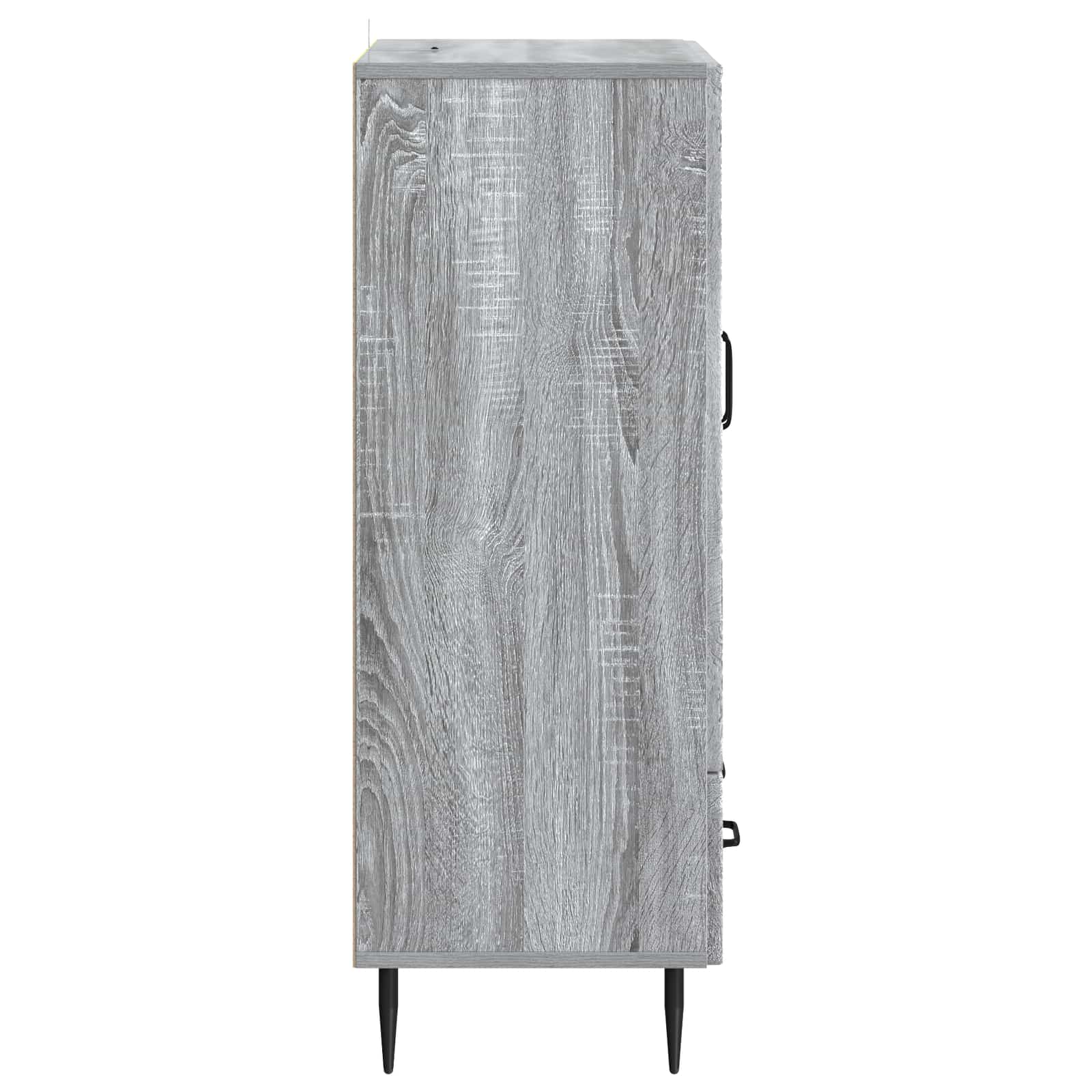 Buffet Sonoma gris 66 x 34,5 x 95 cm Bois d'ingénierie - XIOS