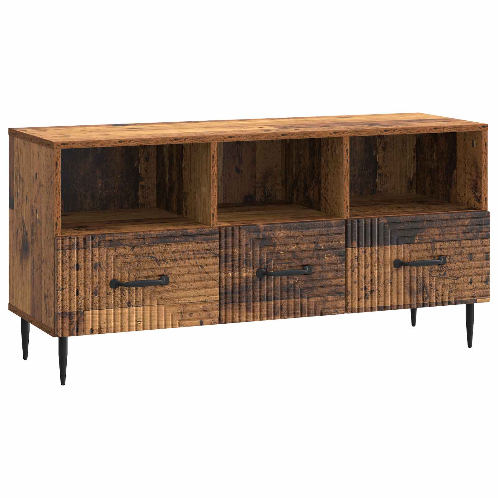Meuble TV Bois ancien 102 x 34,5 x 50 cm Bois d'ingénierie - XIOS
