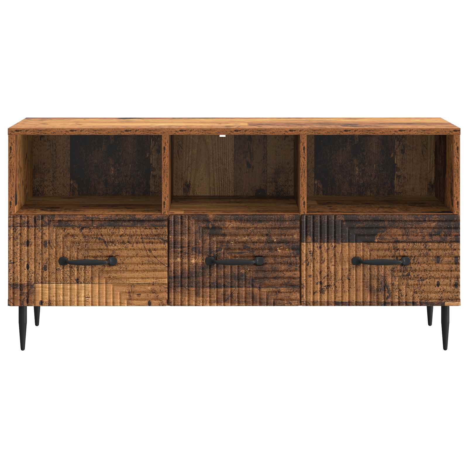 Meuble TV Bois ancien 102 x 34,5 x 50 cm Bois d'ingénierie - XIOS