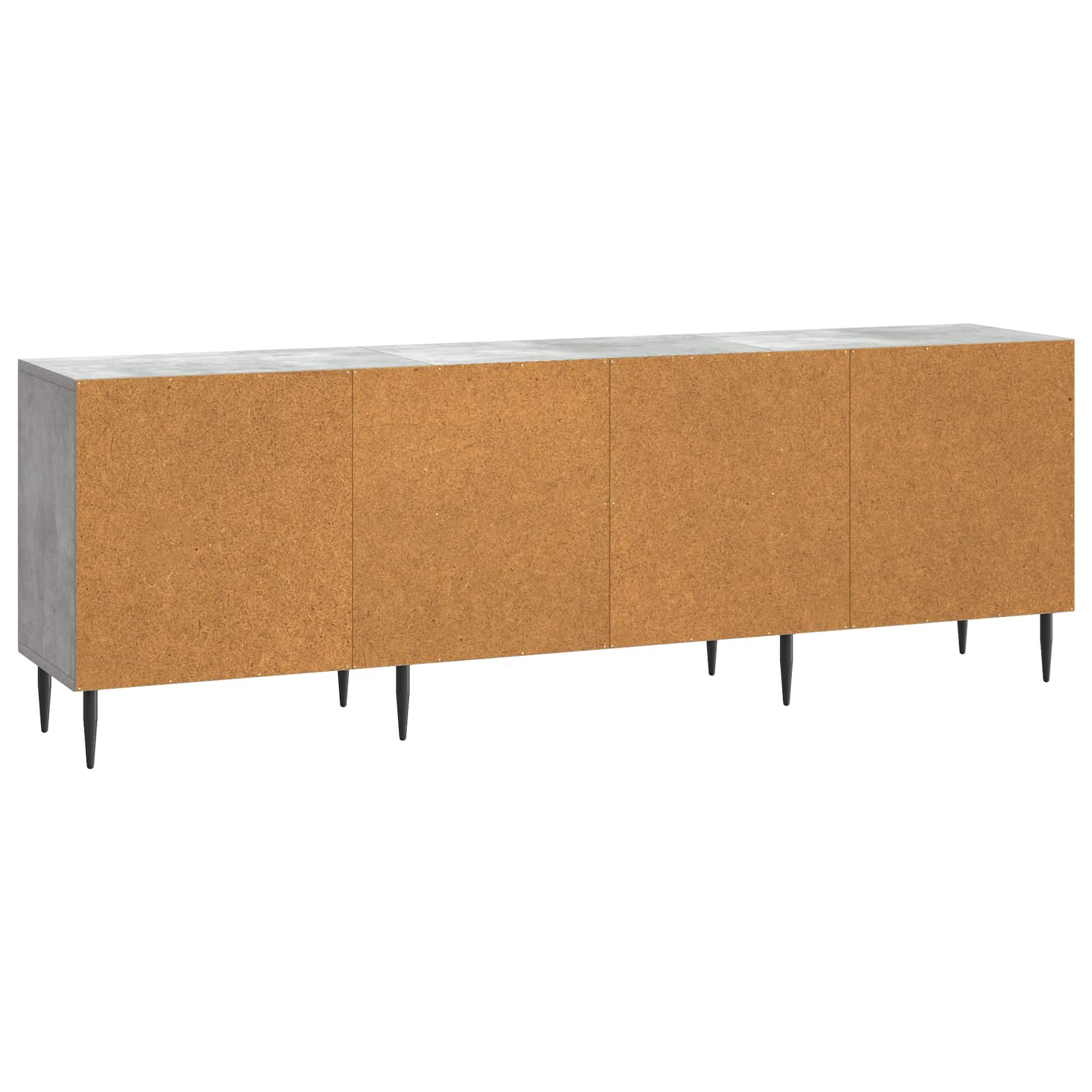 Meuble TV Gris béton 150 x 31 x 50 cm Bois d'ingénierie - XIOS