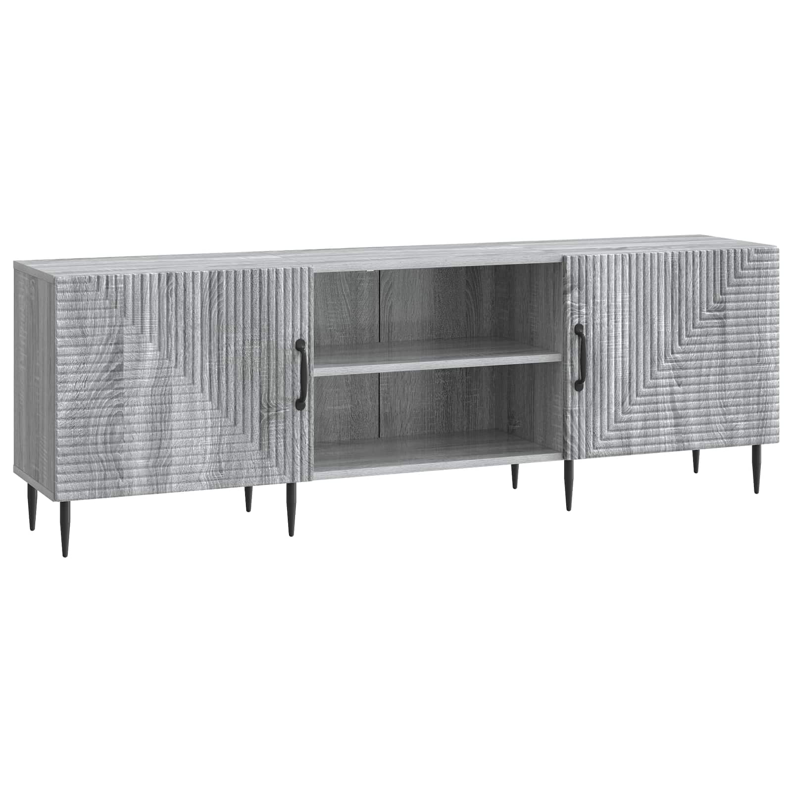 Meuble TV Sonoma gris 150 x 31 x 50 cm Bois d'ingénierie - XIOS