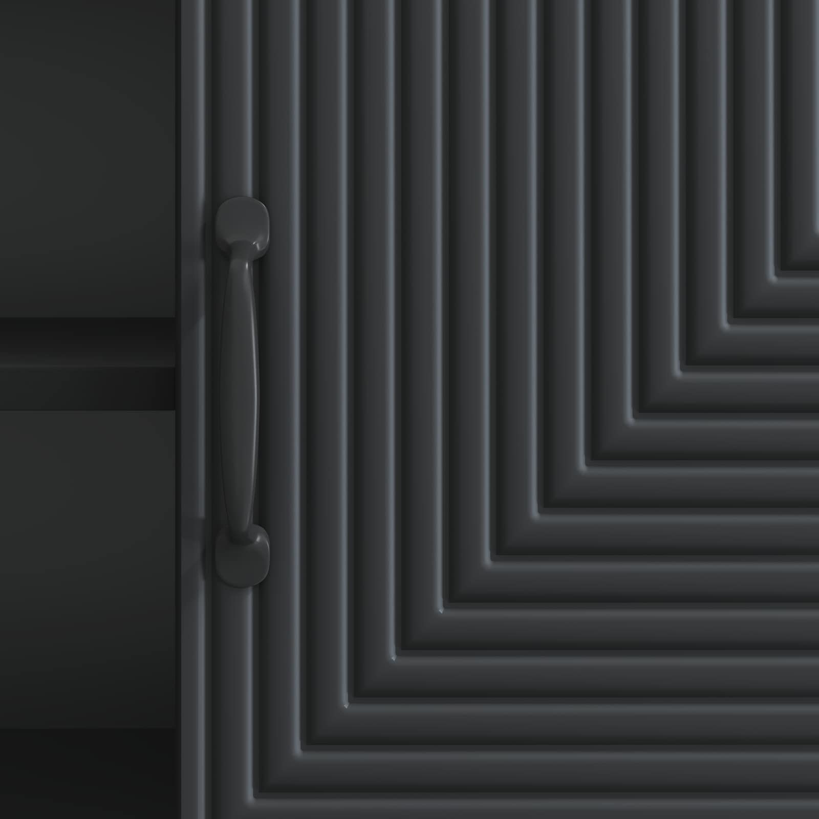 Meuble TV Noir 102 x 34,5 x 50 cm Bois d'ingénierie - XIOS