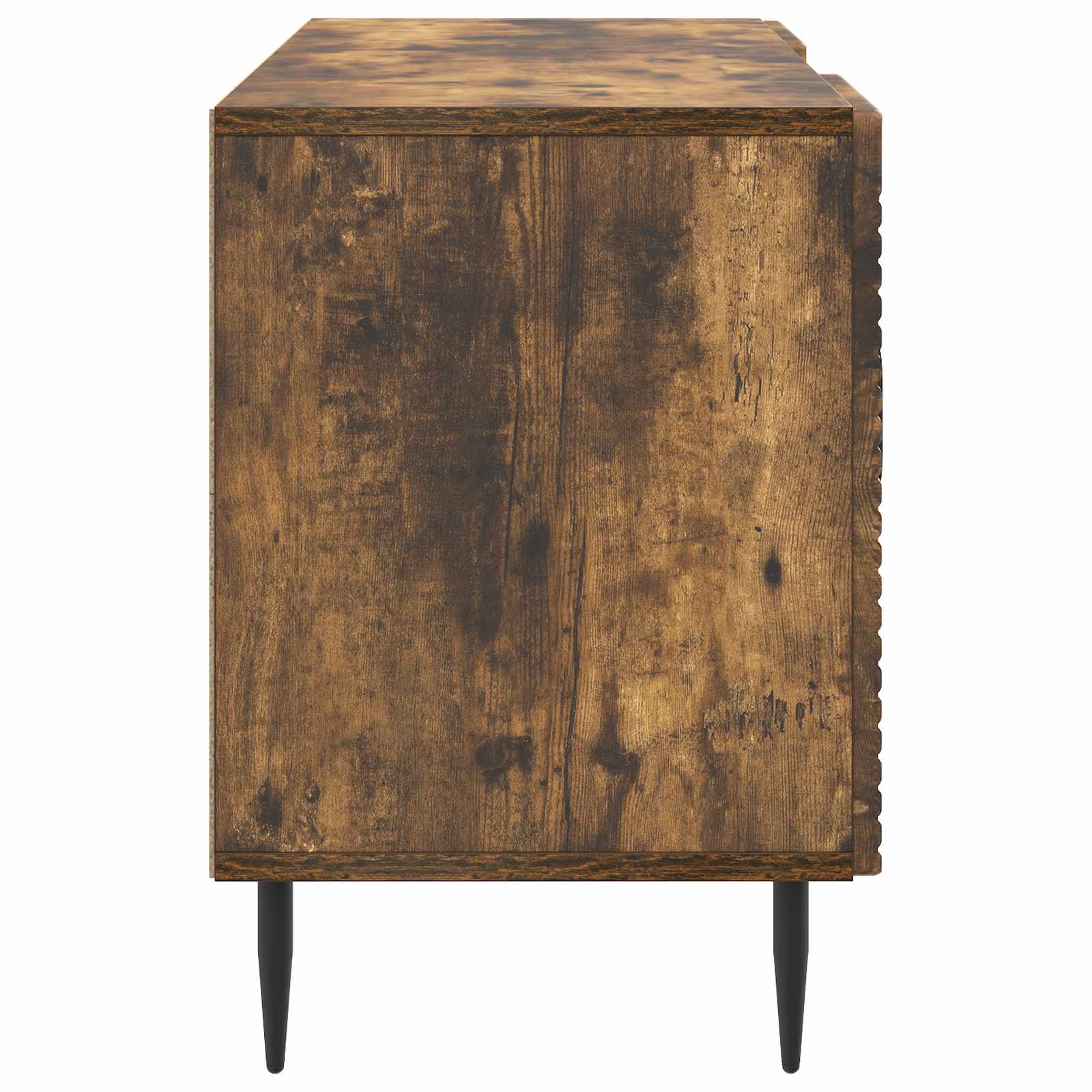 Meuble TV Chêne fumé 102 x 34,5 x 50 cm Bois d'ingénierie - XIOS