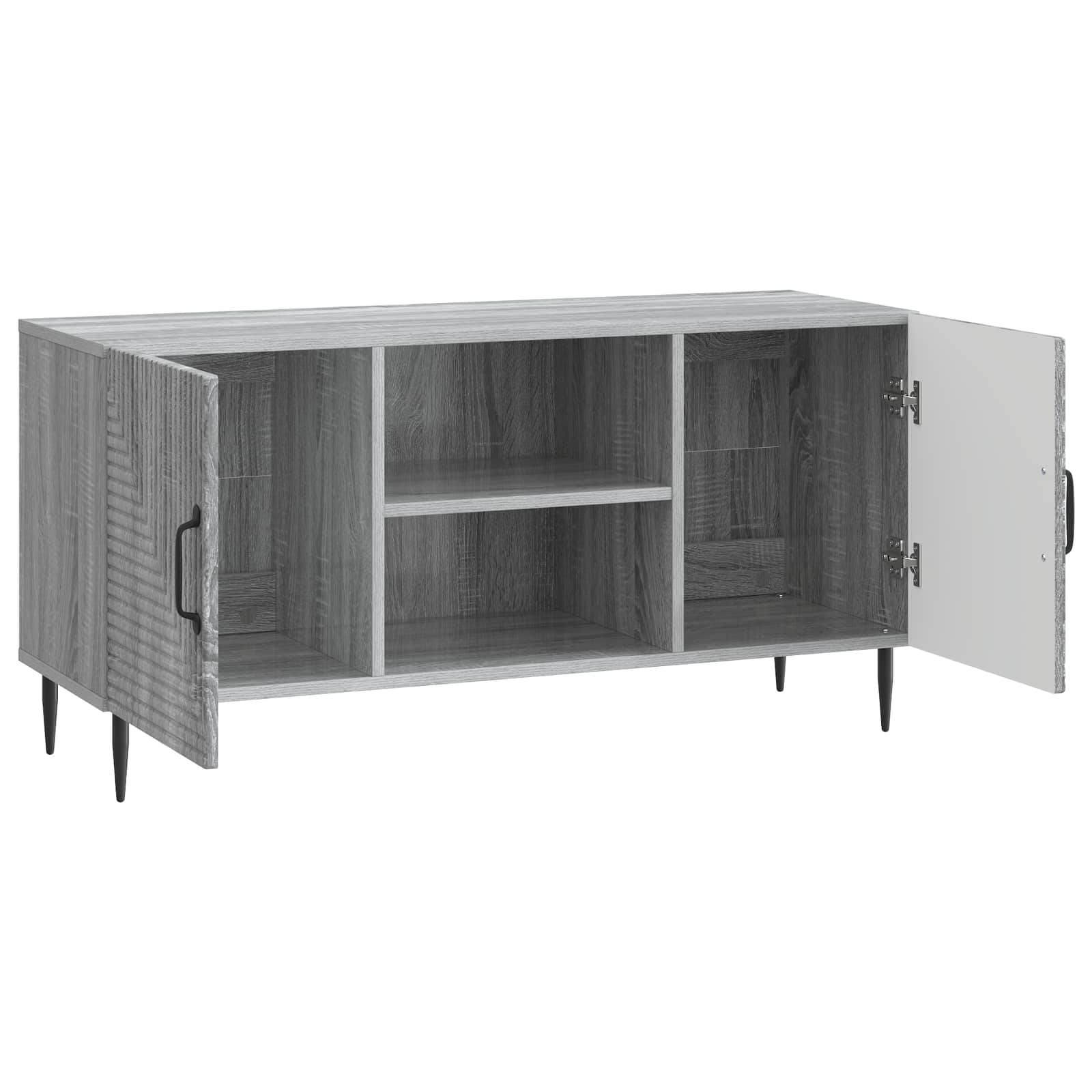 Meuble TV Sonoma gris 102 x 34,5 x 50 cm Bois d'ingénierie - XIOS