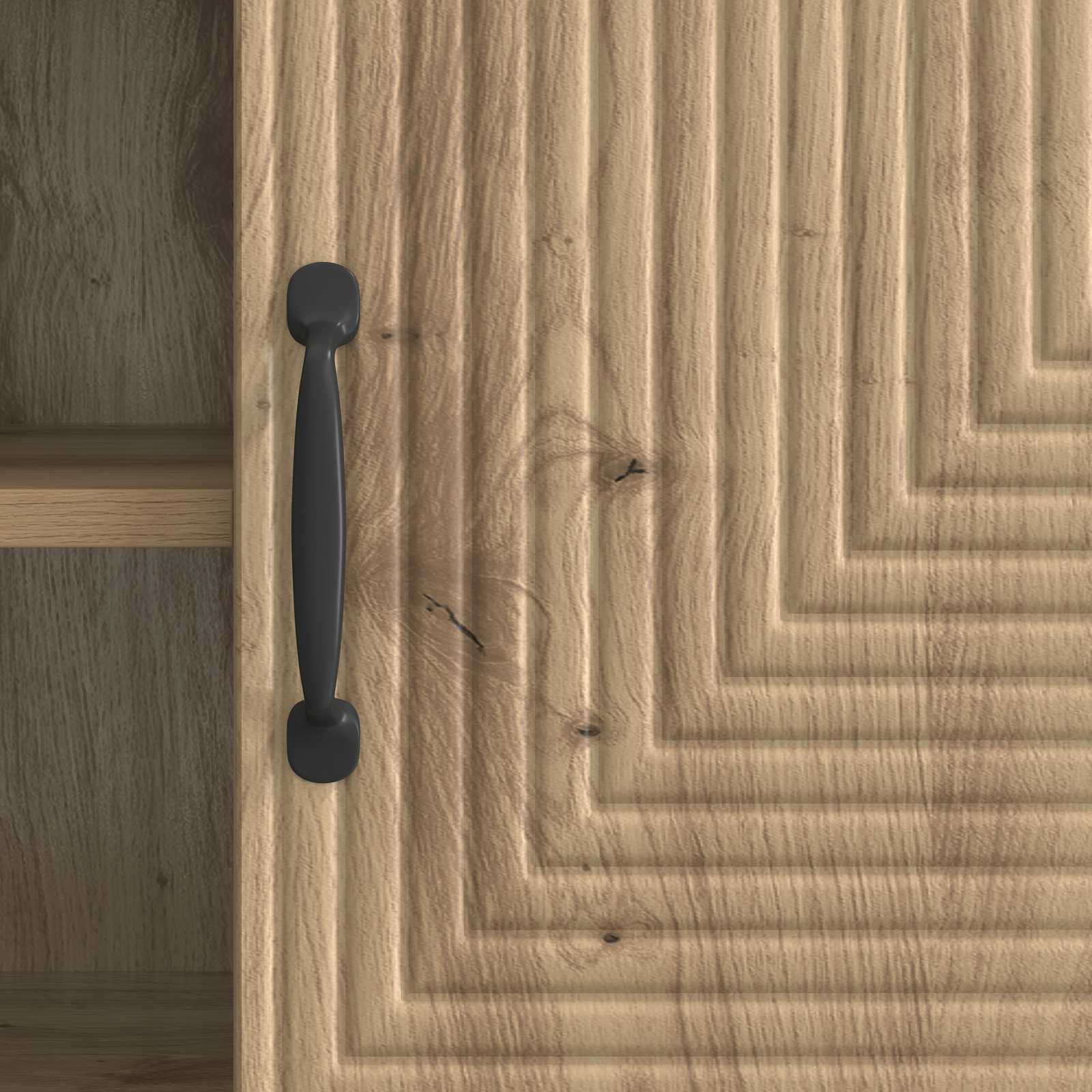 Meuble TV Chêne artisanal 102 x 34,5 x 50 cm Bois d'ingénierie - XIOS