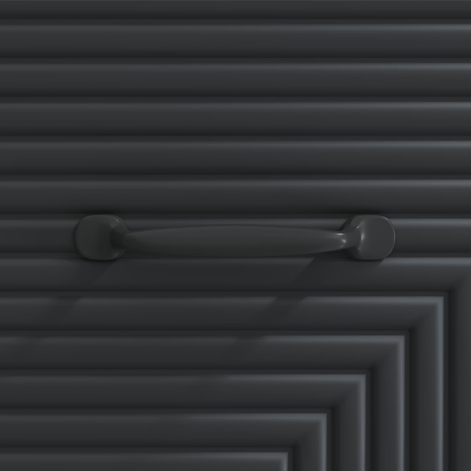 Meuble TV avec tiroir Noir 147 x 34,5 x 30 cm Bois d'ingénierie - XIOS