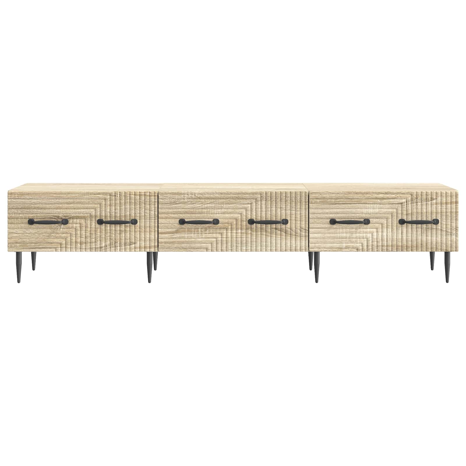 Meuble TV Chêne Sonoma 147 x 34,5 x 30 cm Bois d'ingénierie - XIOS