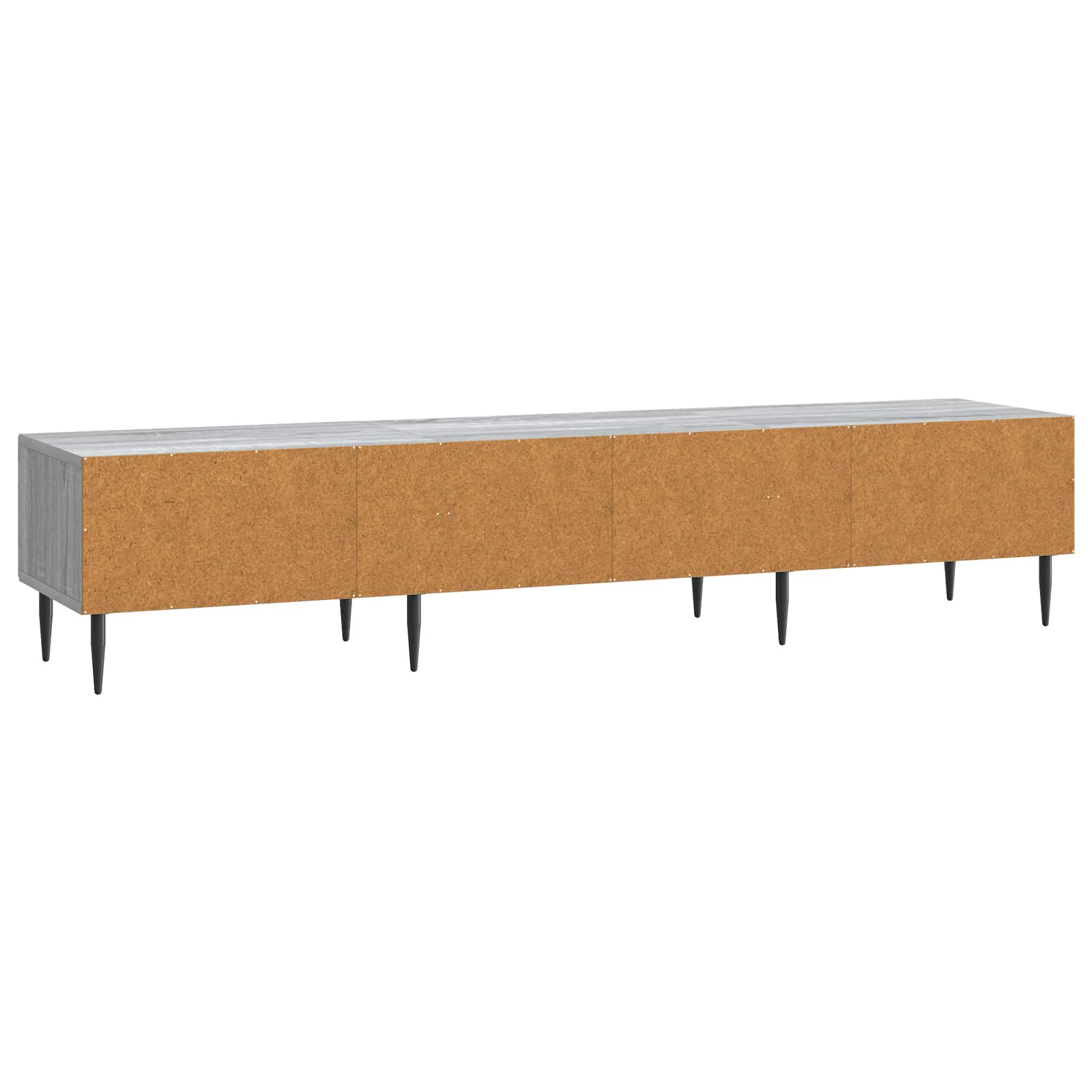Meuble TV Sonoma gris 147 x 34,5 x 30 cm Bois d'ingénierie - XIOS