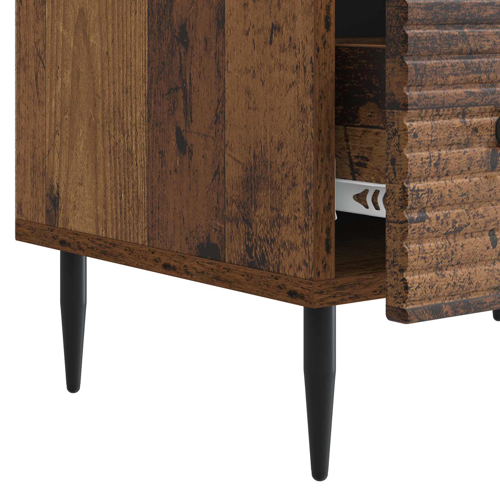 Meuble TV Bois ancien 147 x 34,5 x 30 cm Bois d'ingénierie - XIOS