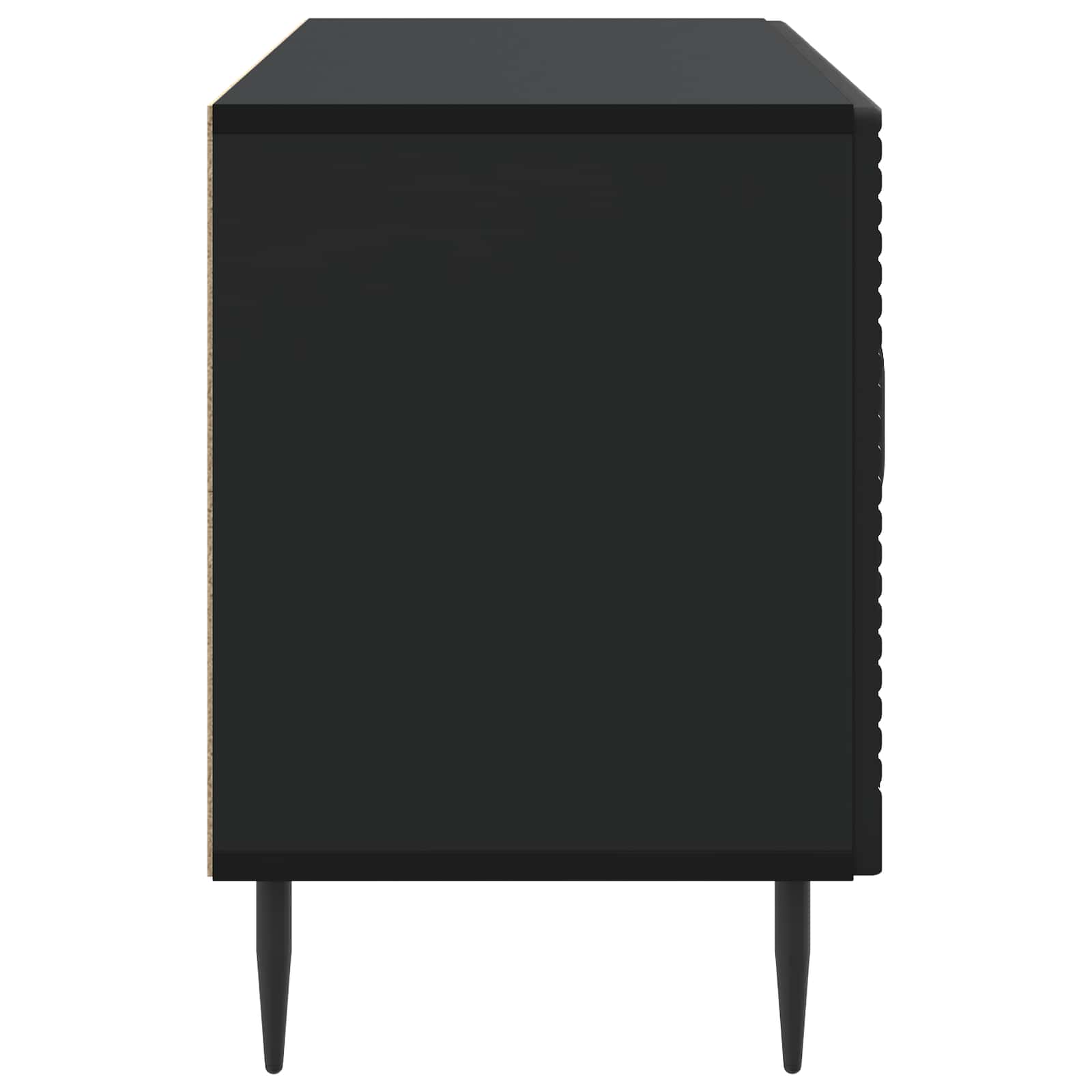 Meuble TV Noir 99 x 34,5 x 50 cm Bois d'ingénierie - XIOS