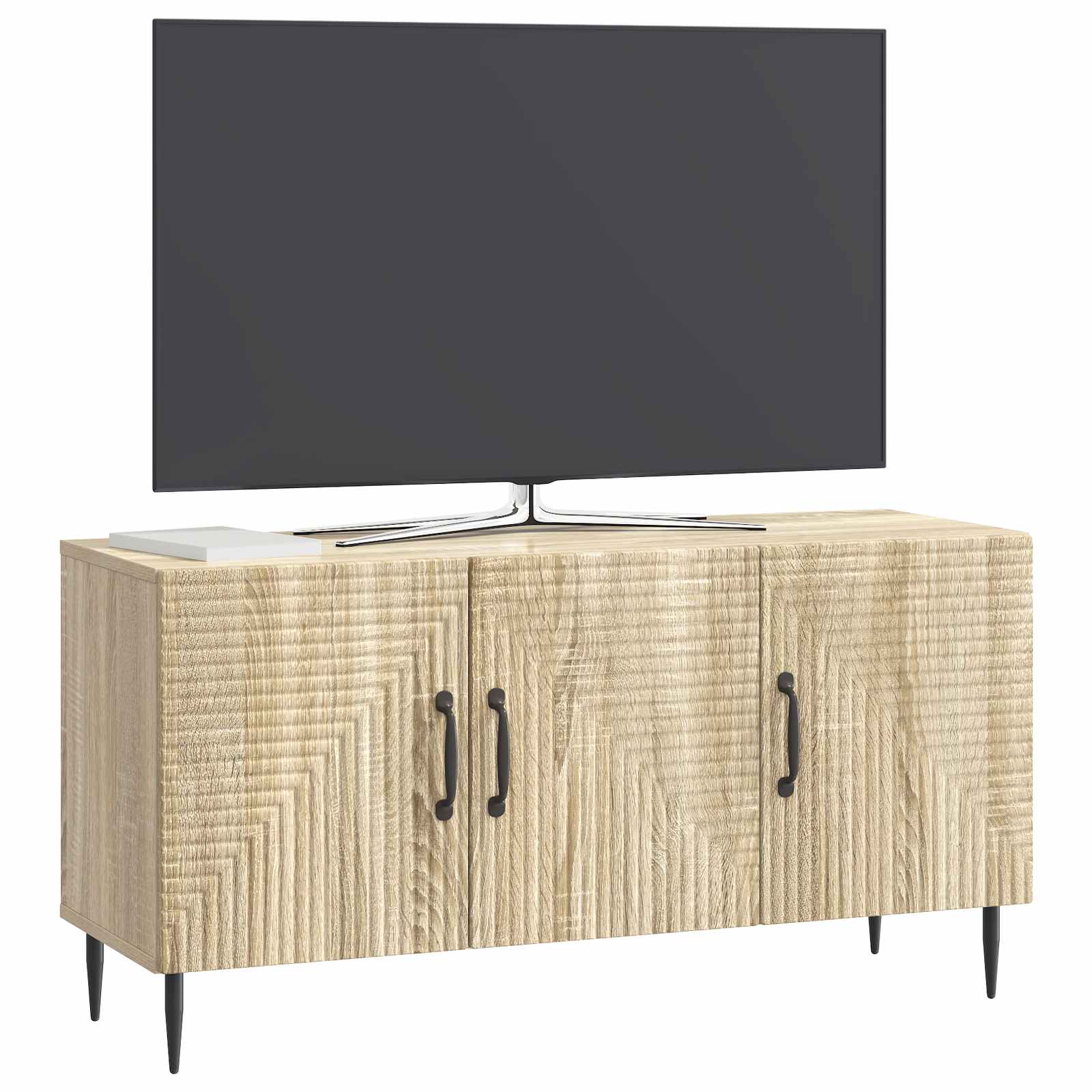 Meuble TV Chêne Sonoma 99 x 34,5 x 50 cm Bois d'ingénierie - XIOS