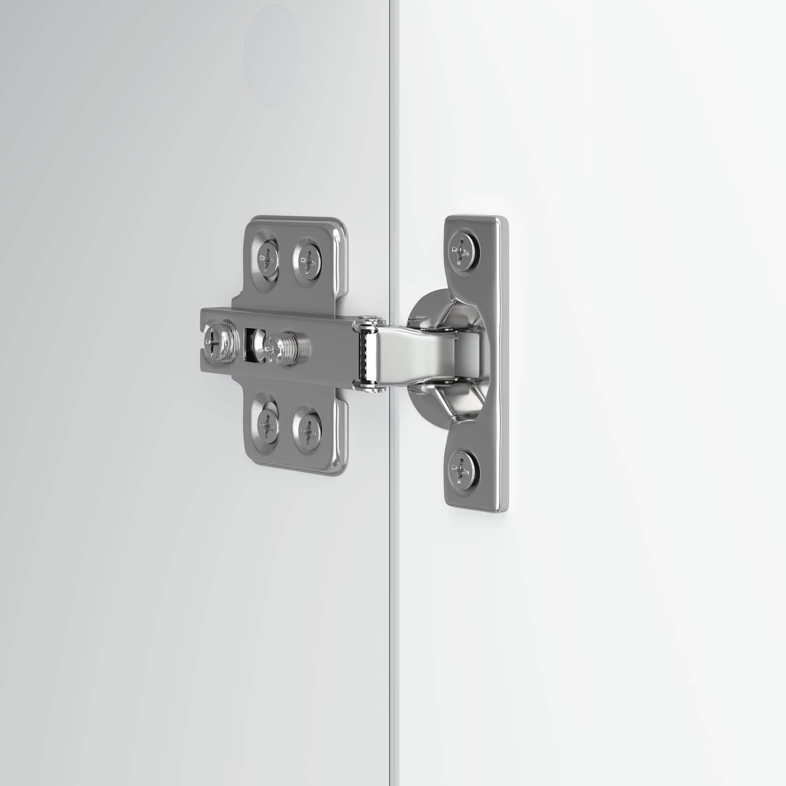 Meuble TV Blanc brillant 99 x 34,5 x 50 cm Bois d'ingénierie - XIOS