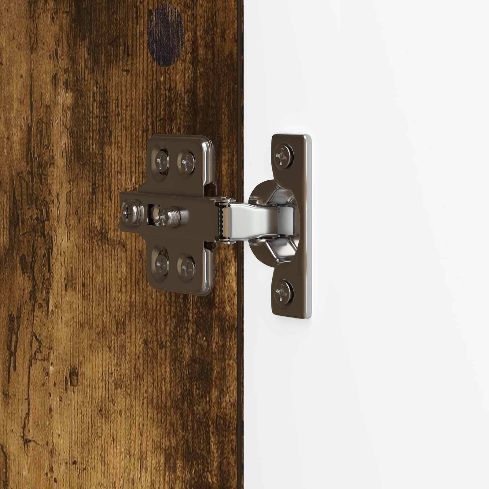 Meuble TV Chêne fumé 99 x 34,5 x 50 cm Bois d'ingénierie - XIOS