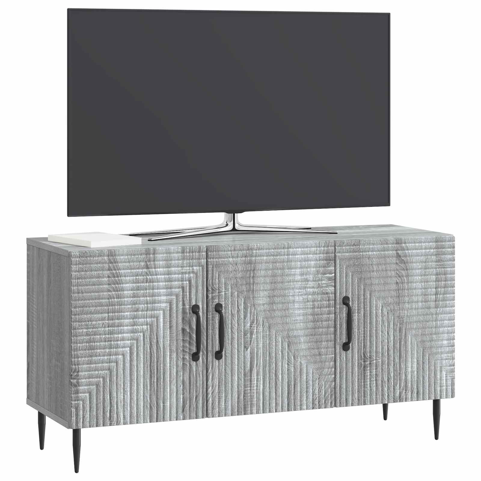 Meuble TV Sonoma gris 99 x 34,5 x 50 cm Bois d'ingénierie - XIOS