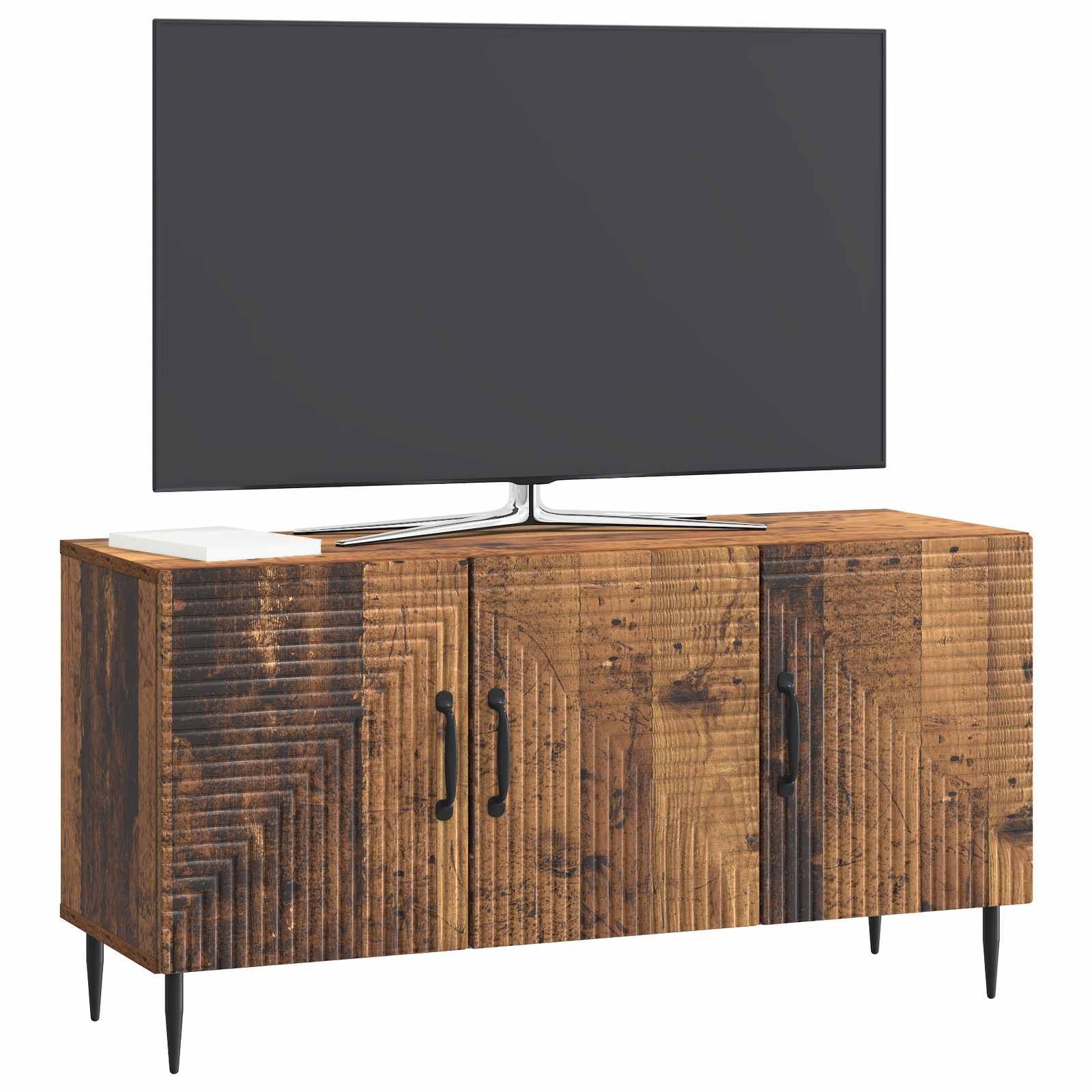 Meuble TV Bois ancien 99 x 34,5 x 50 cm Bois d'ingénierie - XIOS