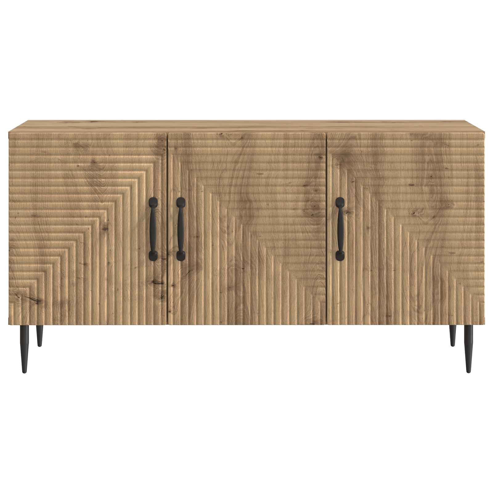 Meuble TV Chêne artisanal 99 x 34,5 x 50 cm Bois d'ingénierie - XIOS