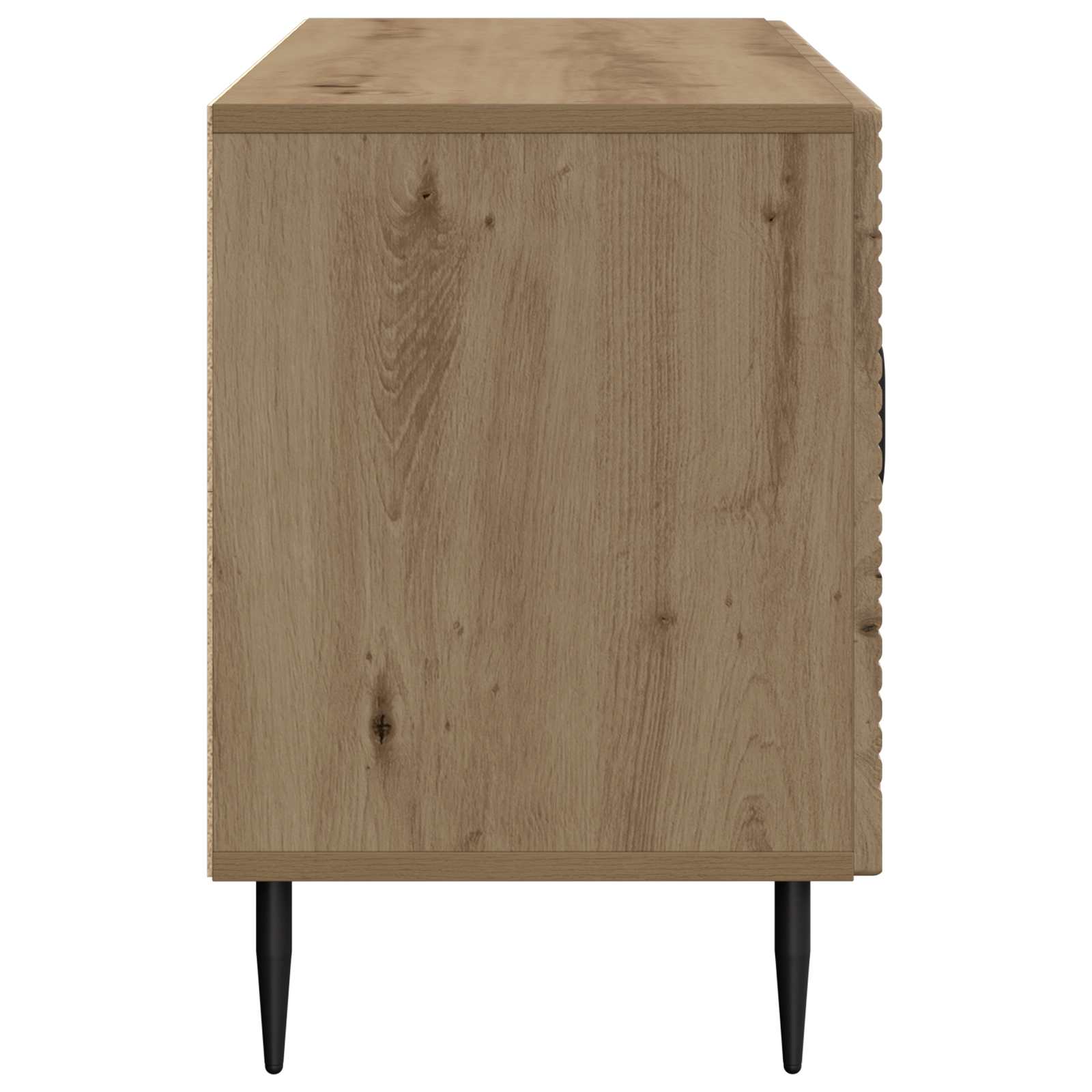Meuble TV Chêne artisanal 99 x 34,5 x 50 cm Bois d'ingénierie - XIOS