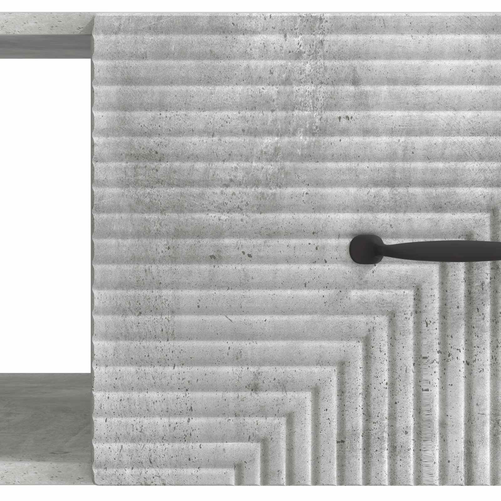 Table basse Gris béton 90 x 50 x 40 cm Bois d'ingénierie - XIOS