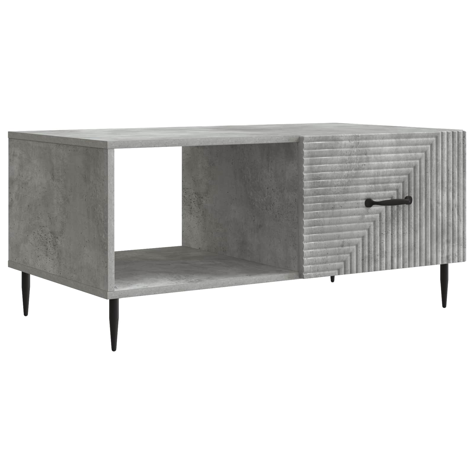 Table basse Gris béton 90 x 50 x 40 cm Bois d'ingénierie - XIOS