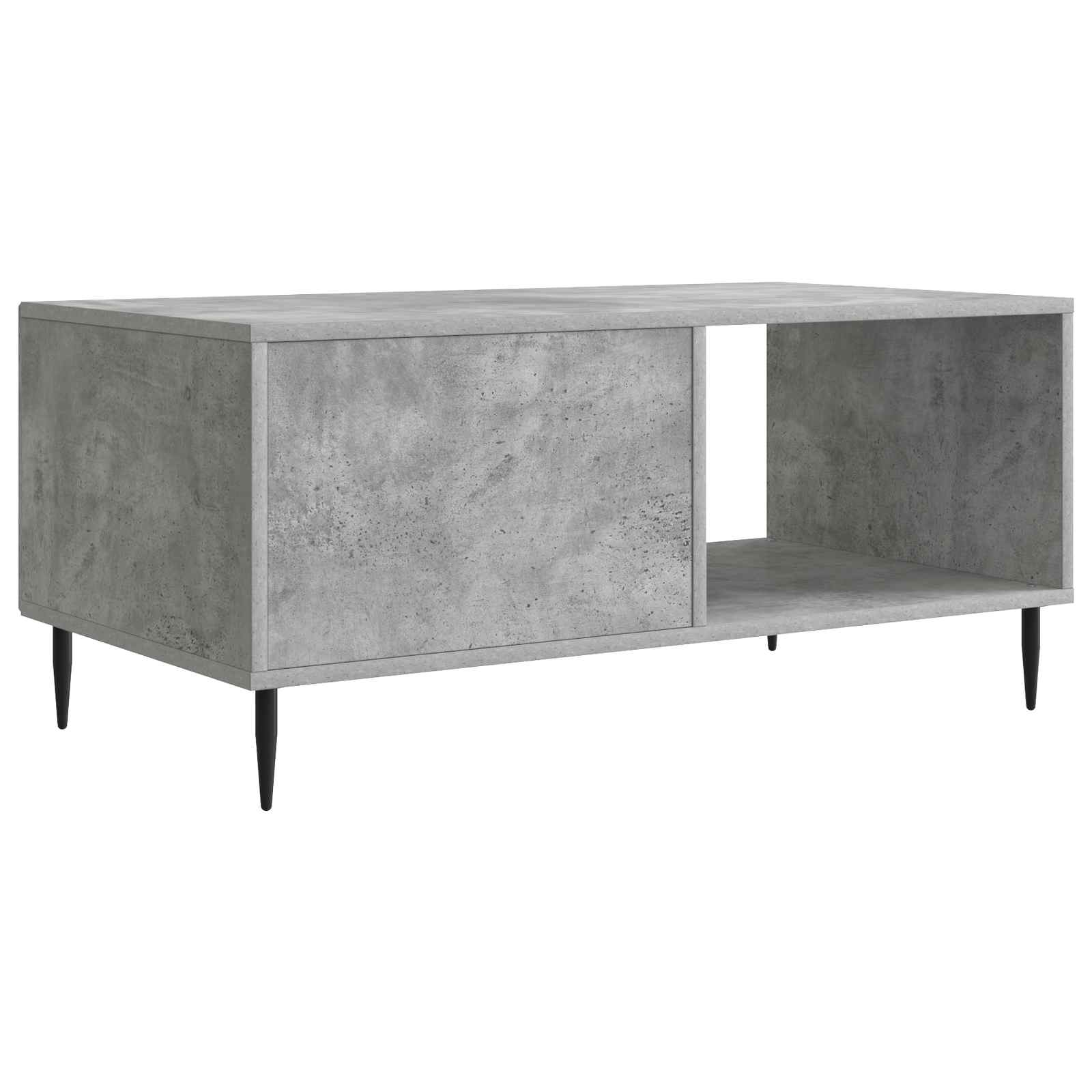 Table basse Gris béton 90 x 50 x 40 cm Bois d'ingénierie - XIOS
