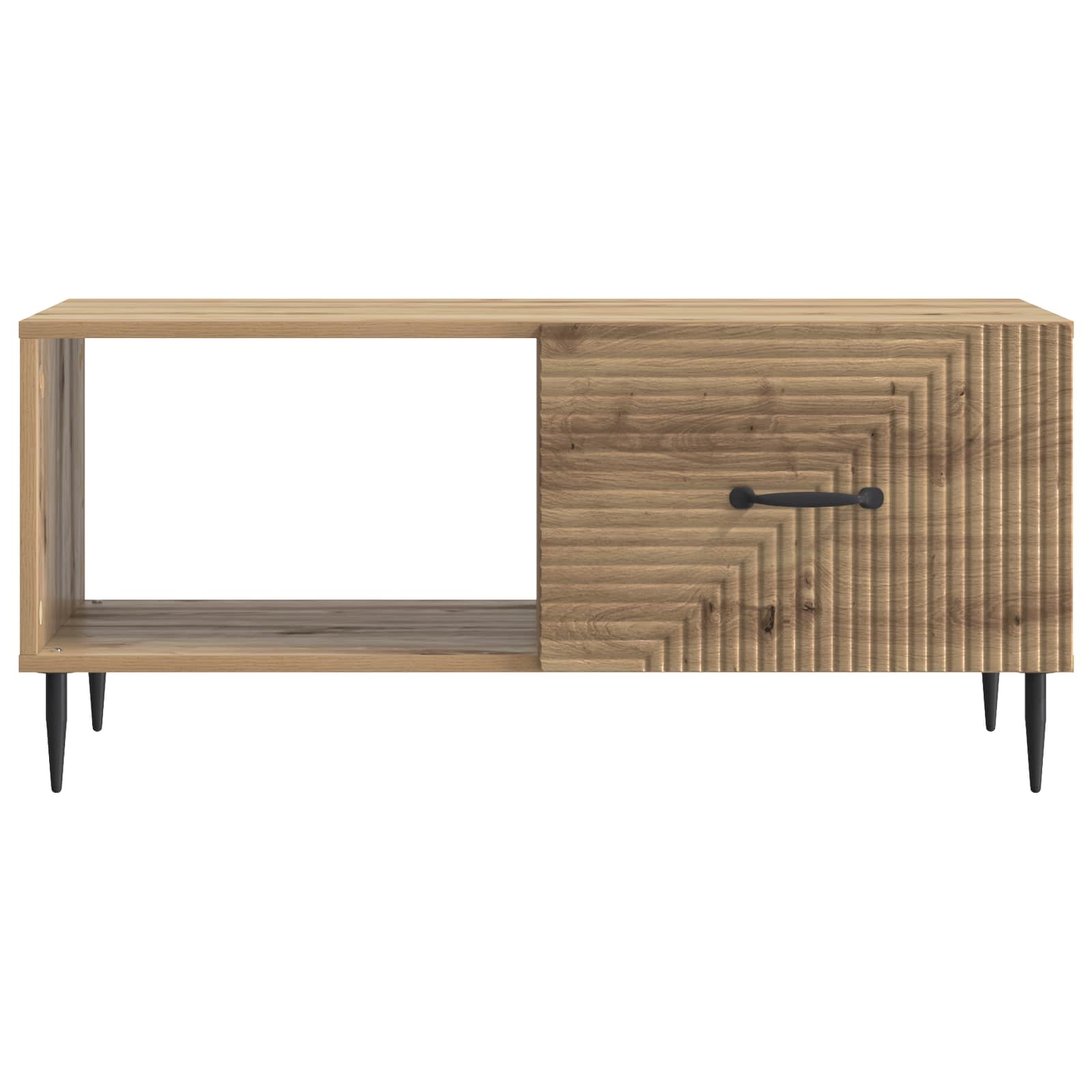 Table basse Chêne artisanal 90 x 50 x 40 cm Bois d'ingénierie - XIOS