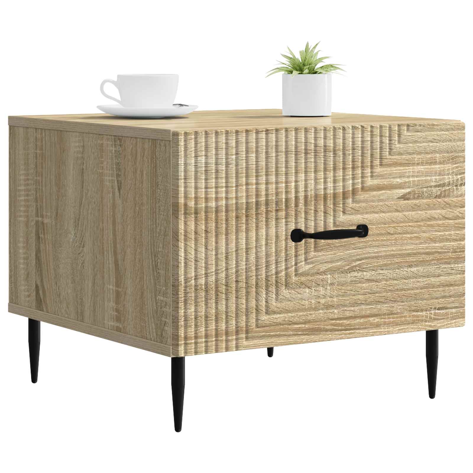 Table basse Chêne Sonoma 49 x 50 x 40 cm Bois d'ingénierie - XIOS