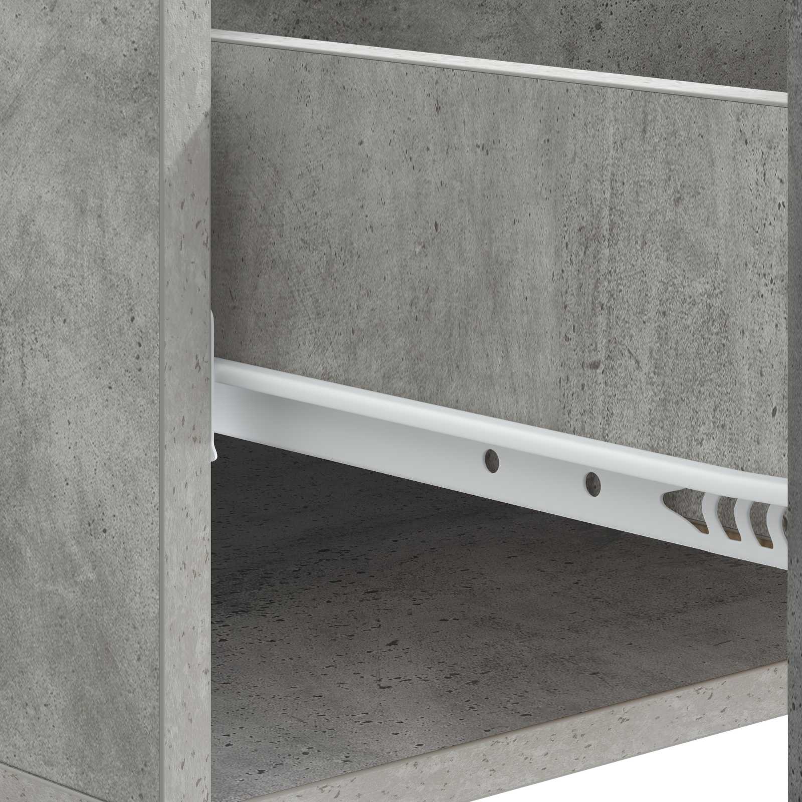 Table basse Gris béton 49 x 50 x 40 cm Bois d'ingénierie - XIOS