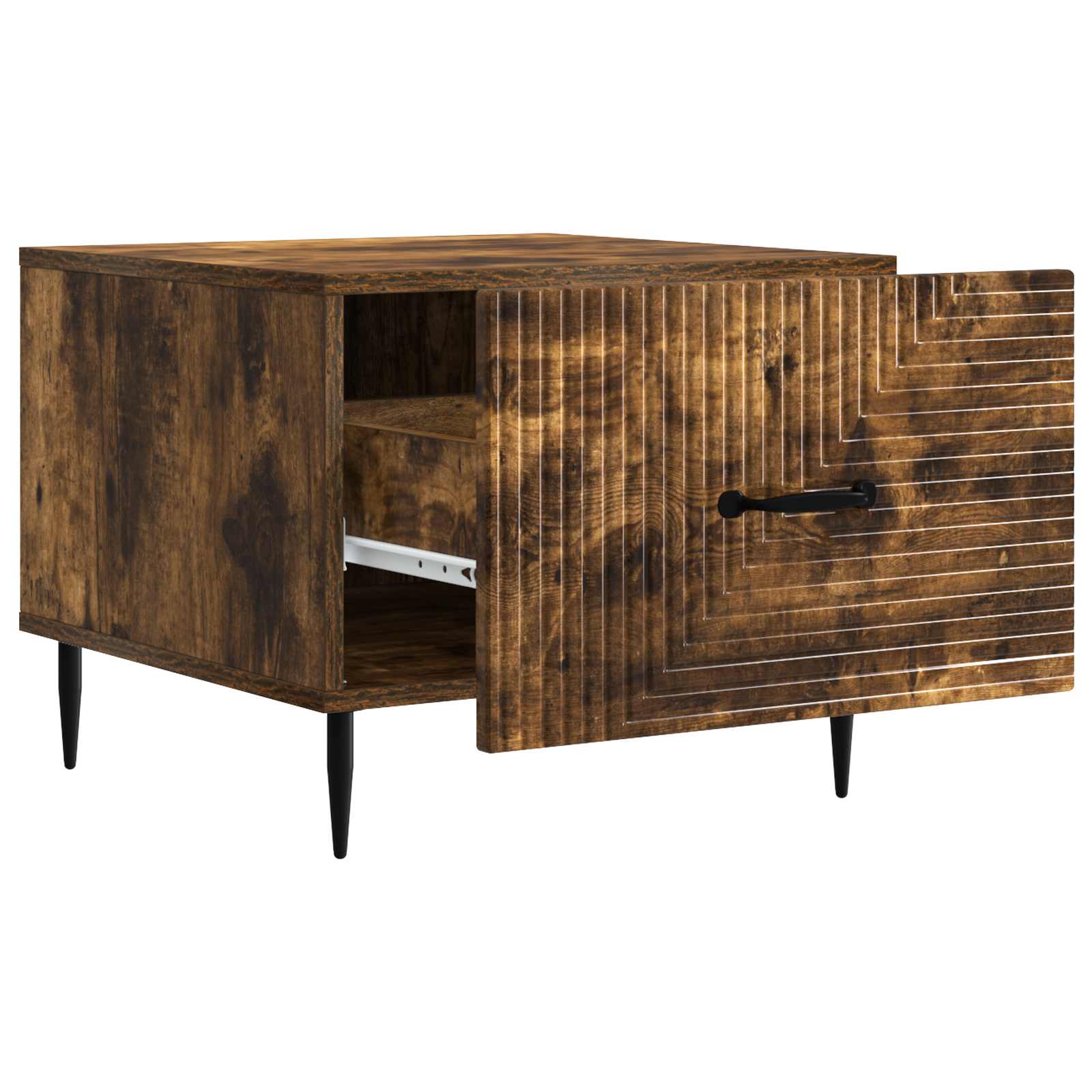 Table basse Chêne fumé 49 x 50 x 40 cm Bois d'ingénierie - XIOS