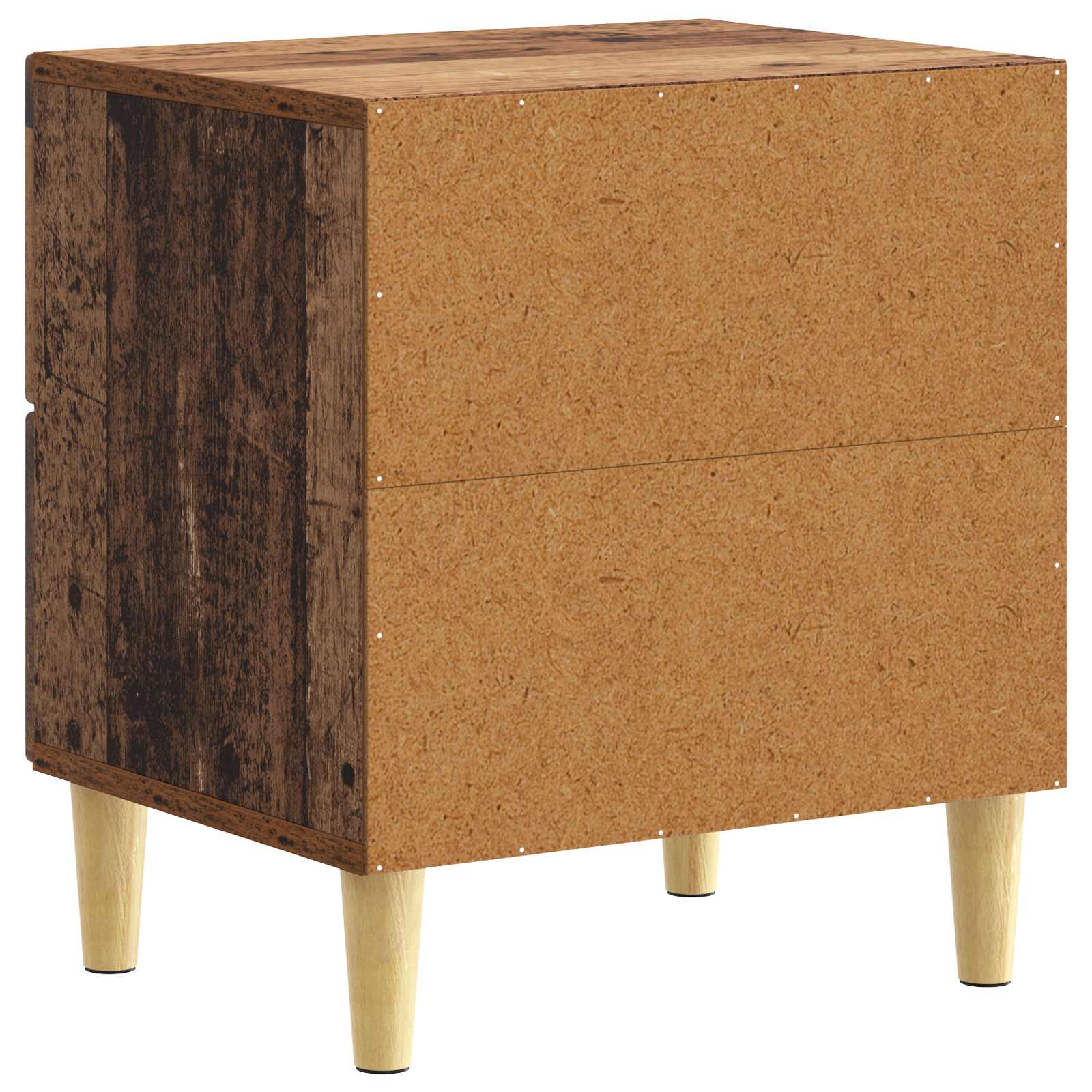 Table de chevet 2 pcs Bois ancien 43 x 34,5 x 48 cm - XIOS