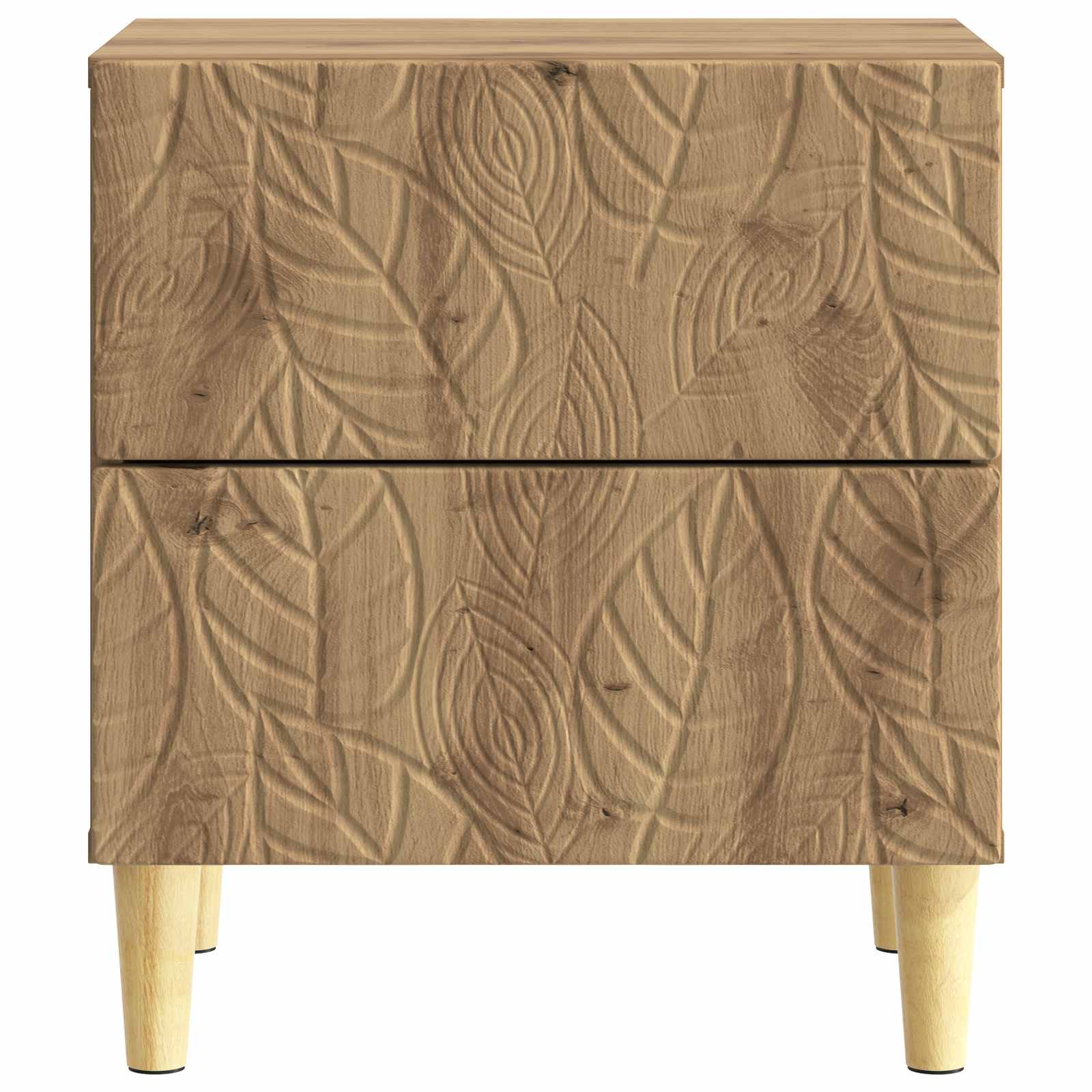 Table de chevet 2 pcs Chêne artisanal 43 x 34,5 x 48 cm - XIOS