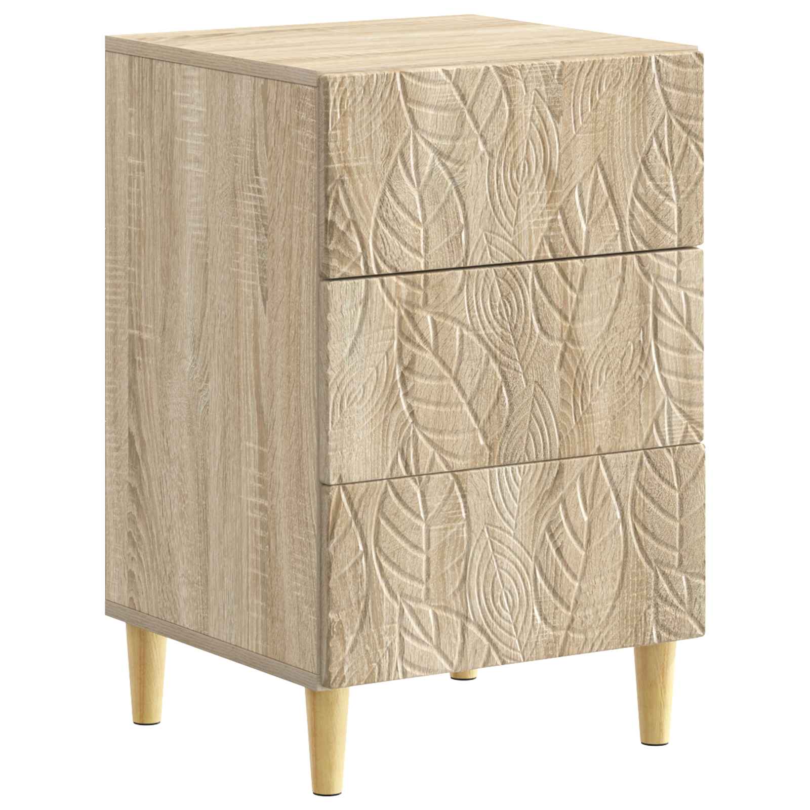 Table de chevet Chêne Sonoma 43 x 39,5 x 66,5 cm - XIOS