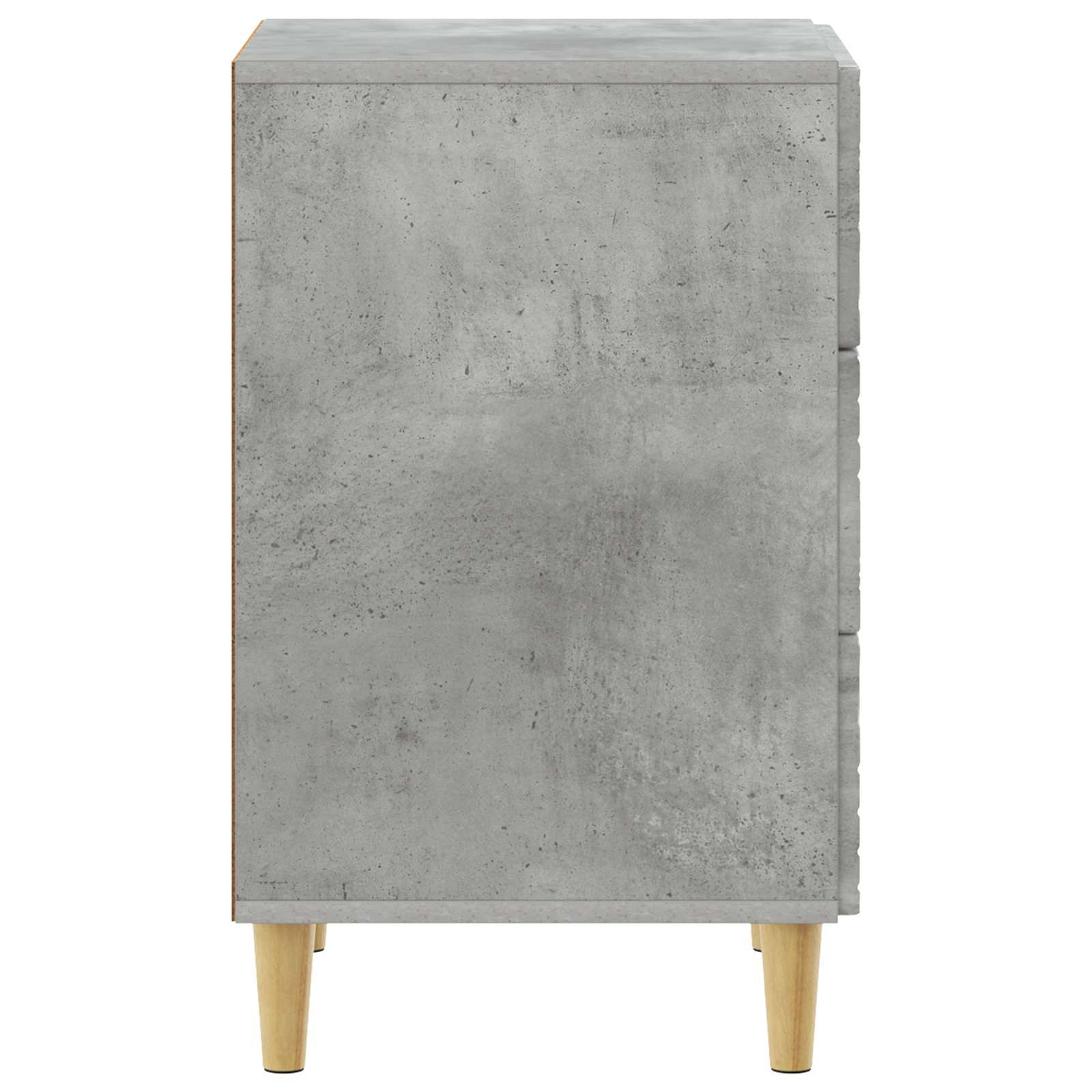 Table de chevet Gris béton 43 x 39,5 x 66,5 cm - XIOS