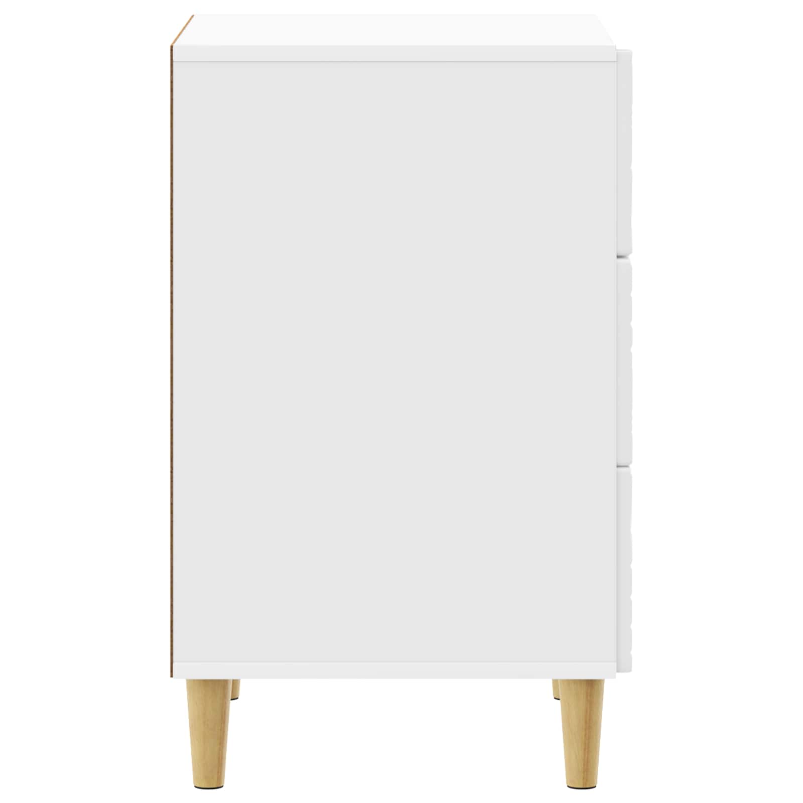 Table de chevet Blanc brillant 43 x 39,5 x 66,5 cm - XIOS