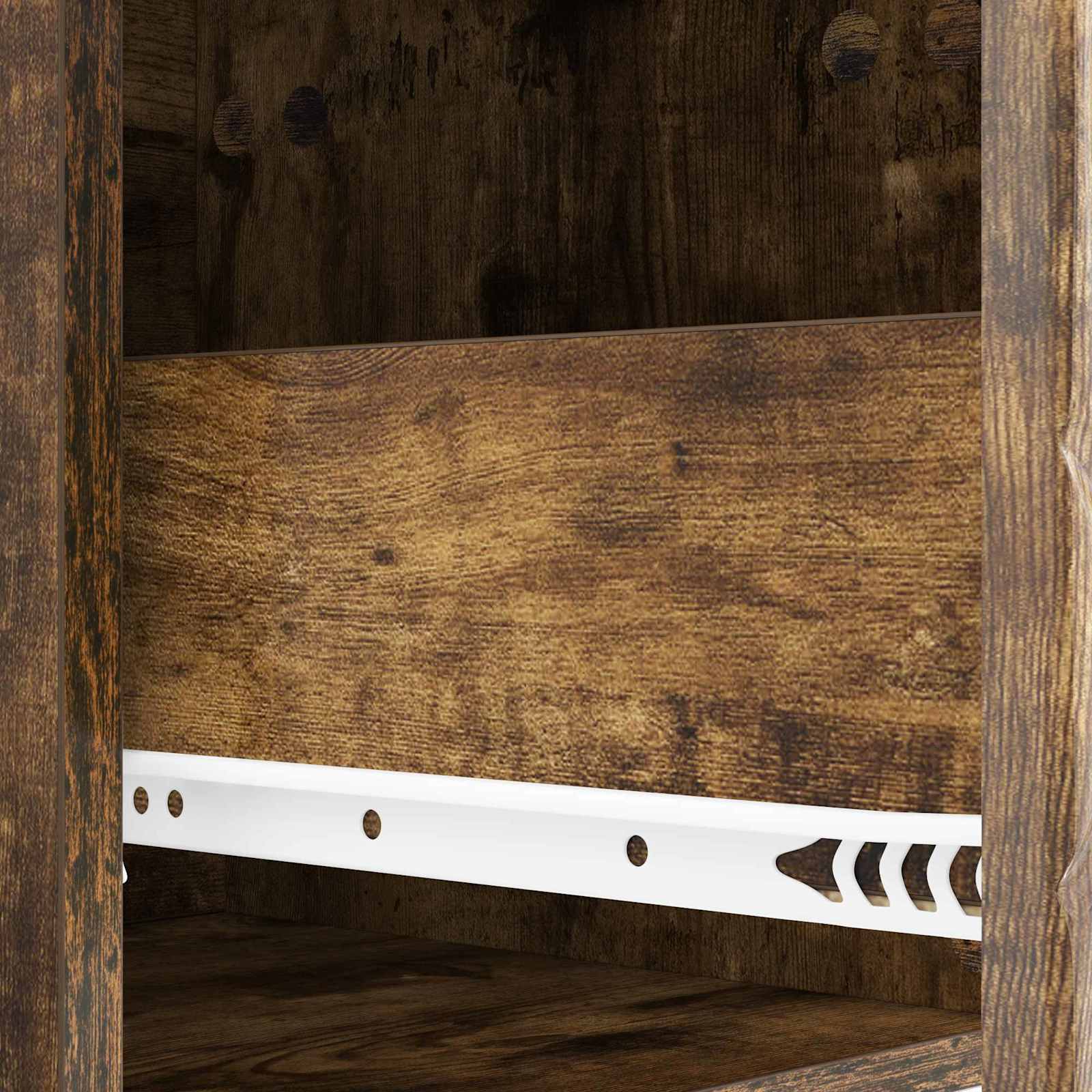 Table de chevet Chêne fumé 43 x 39,5 x 66,5 cm