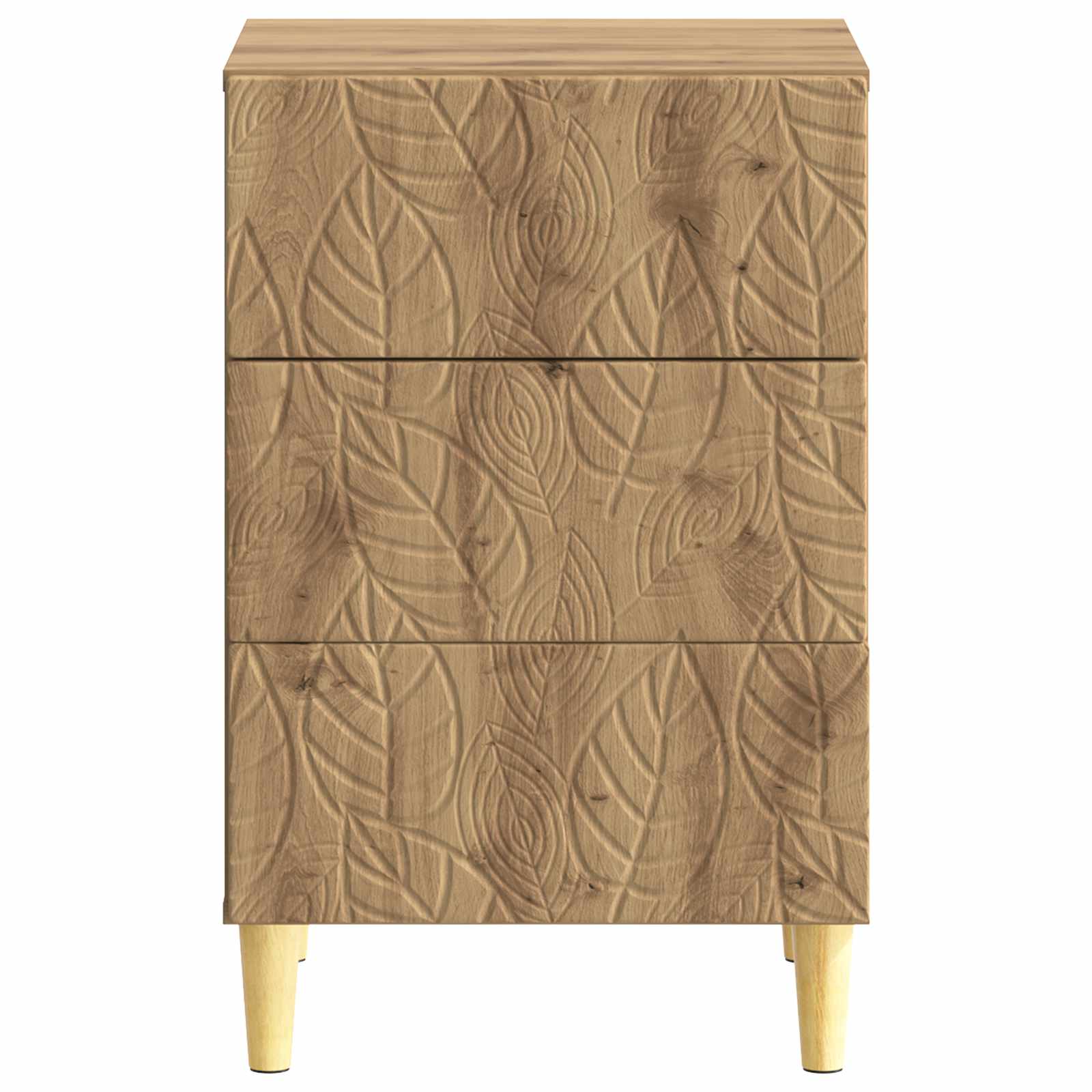 Table de chevet Chêne artisanal 43 x 39,5 x 66,5 cm - XIOS
