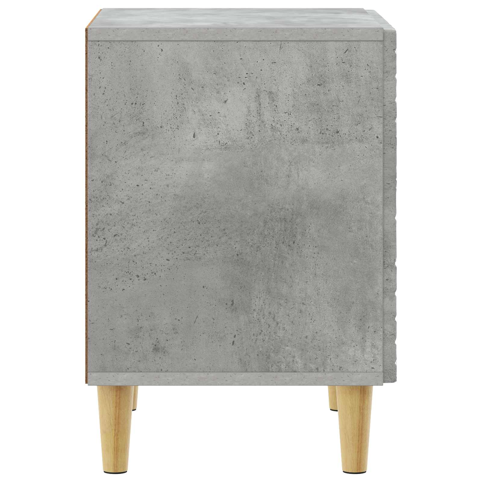 Table de chevet 2 pcs Gris béton 43 x 34,5 x 50 cm - XIOS