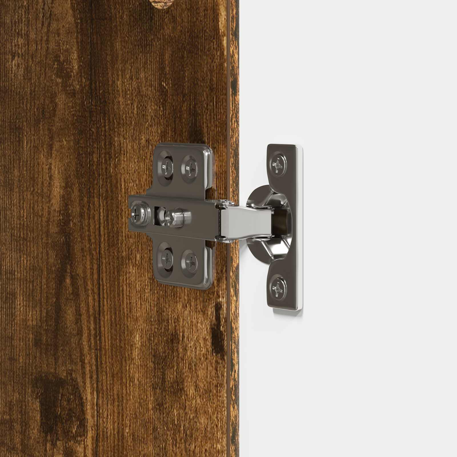 Table de chevet Chêne fumé 43 x 34,5 x 50 cm Bois d'ingénierie - XIOS