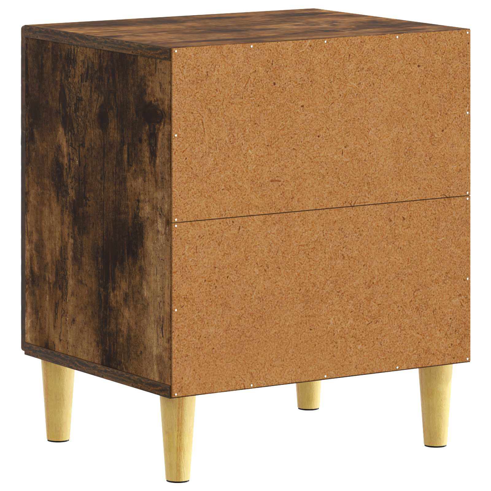 Table de chevet Chêne fumé 43 x 34,5 x 50 cm Bois d'ingénierie - XIOS