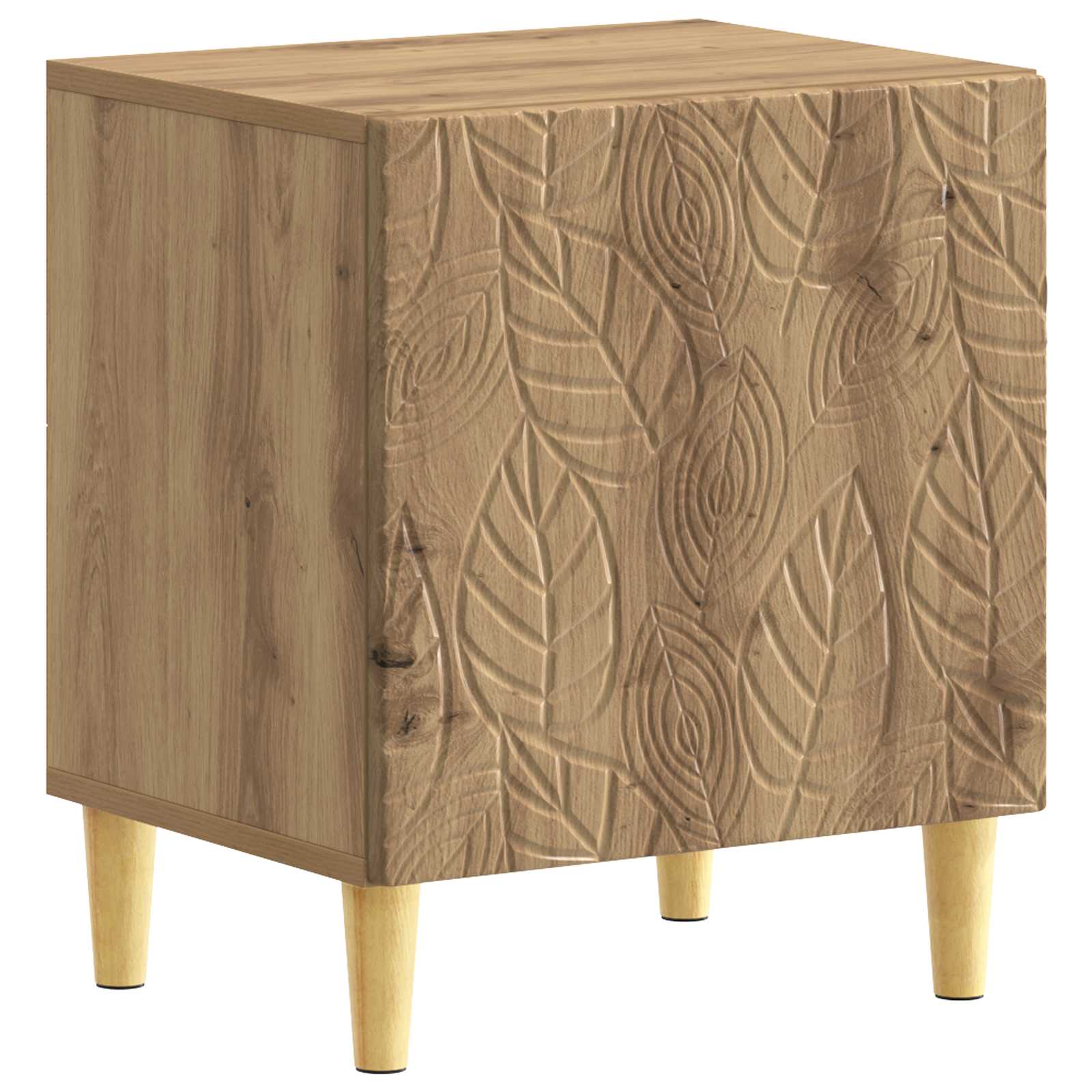 Table de chevet Chêne artisanal 43 x 34,5 x 50 cm - XIOS