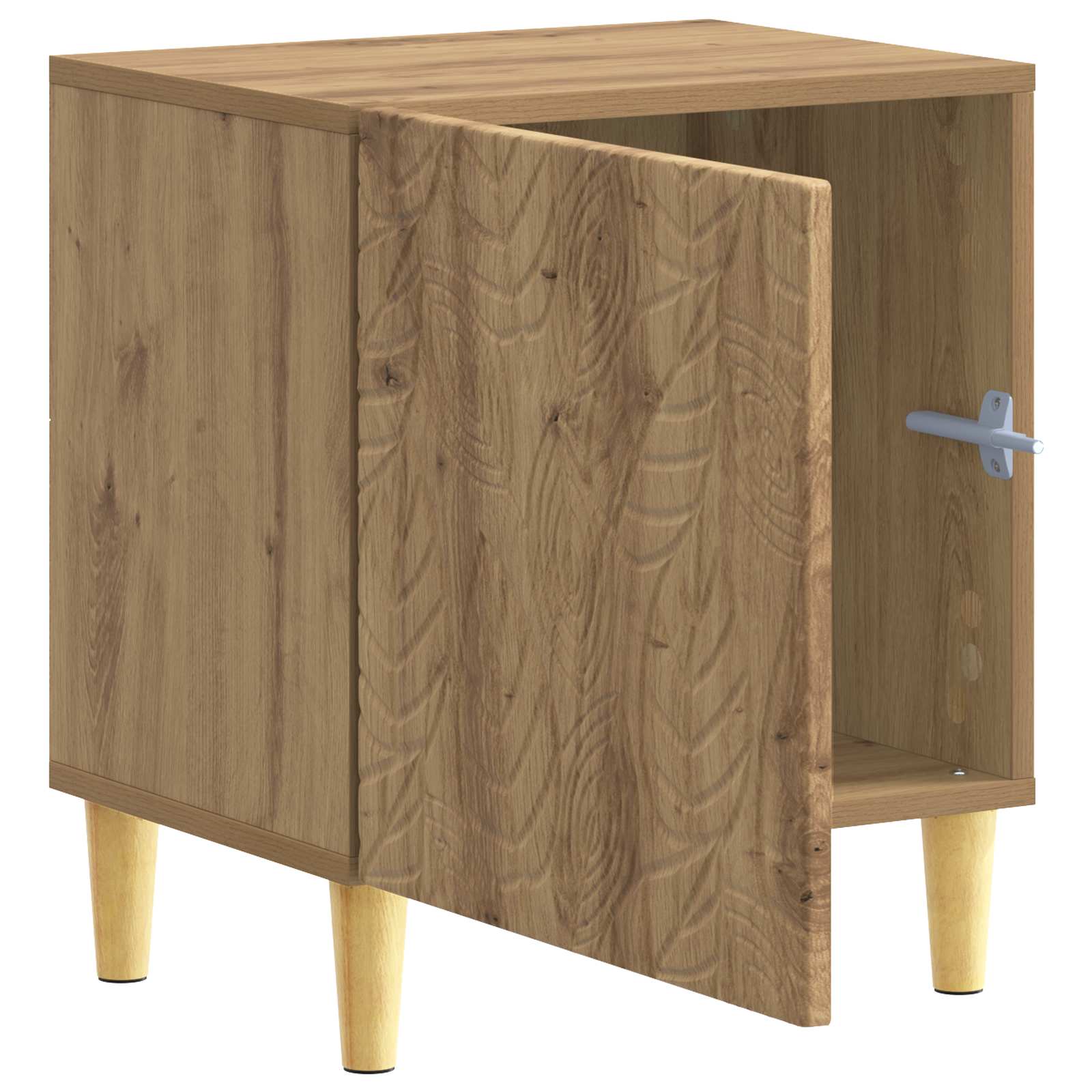 Table de chevet Chêne artisanal 43 x 34,5 x 50 cm - XIOS