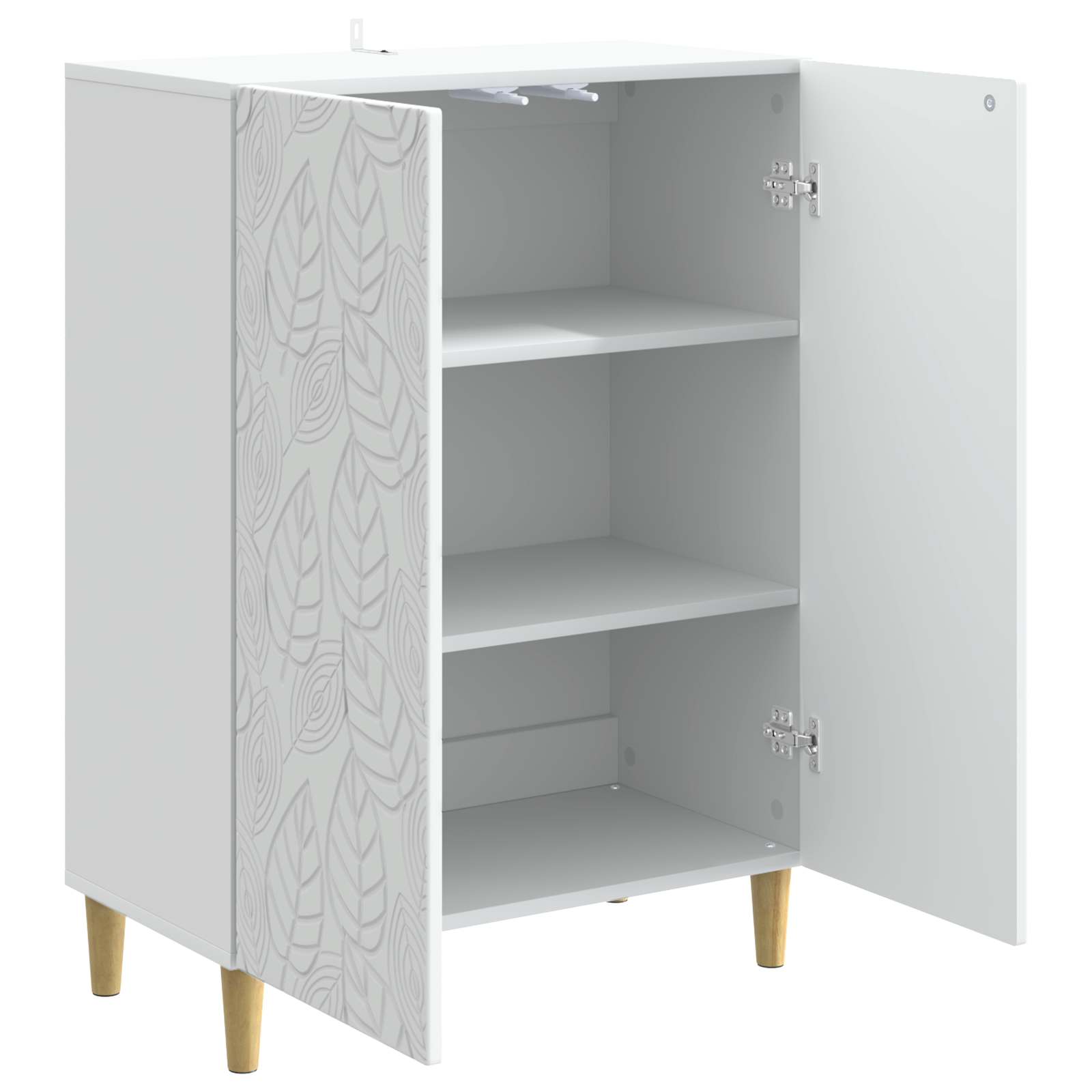 Buffet Blanc 66 x 34,5 x 90 cm Bois d'ingénierie - XIOS
