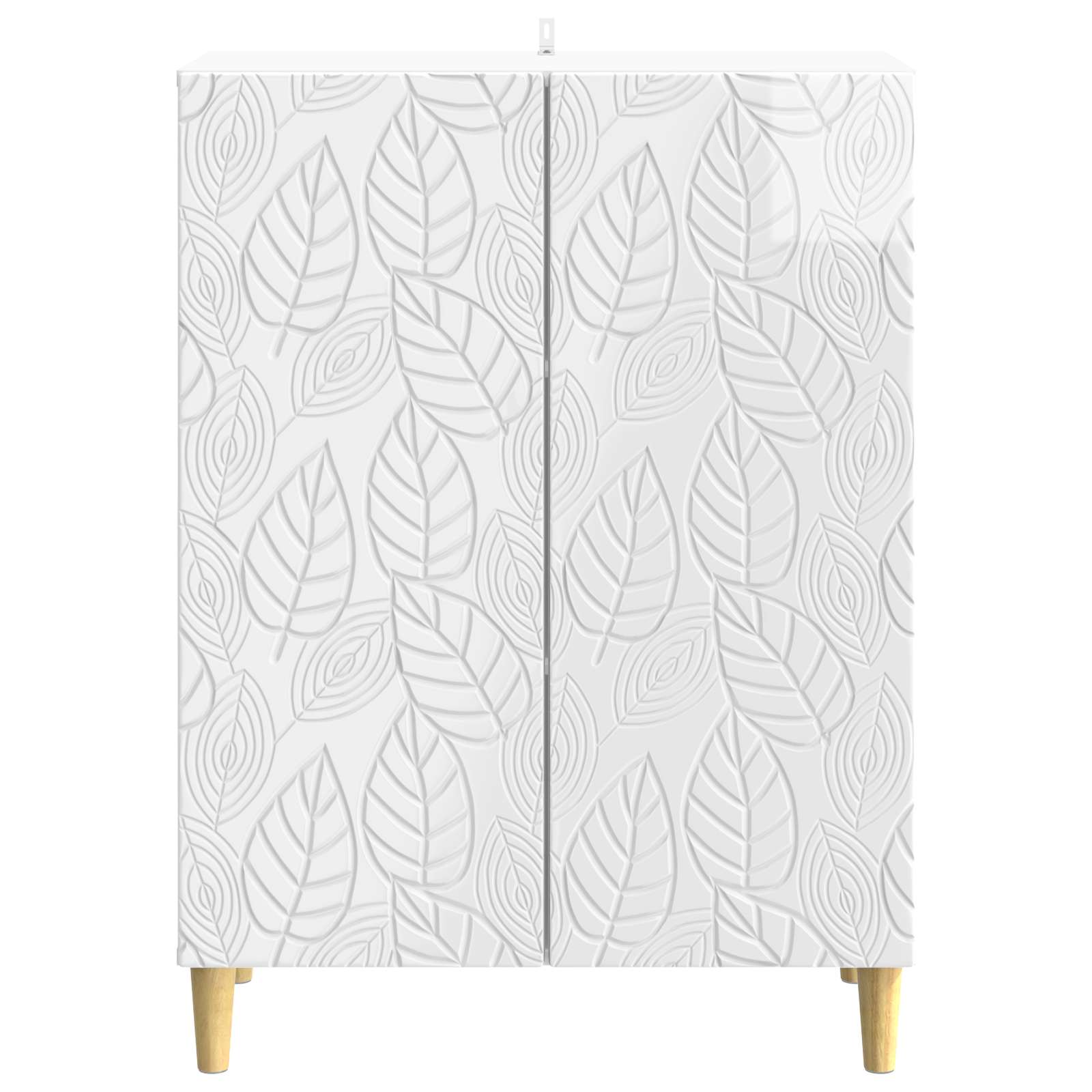 Buffet Blanc brillant 66 x 34,5 x 90 cm Bois d'ingénierie - XIOS