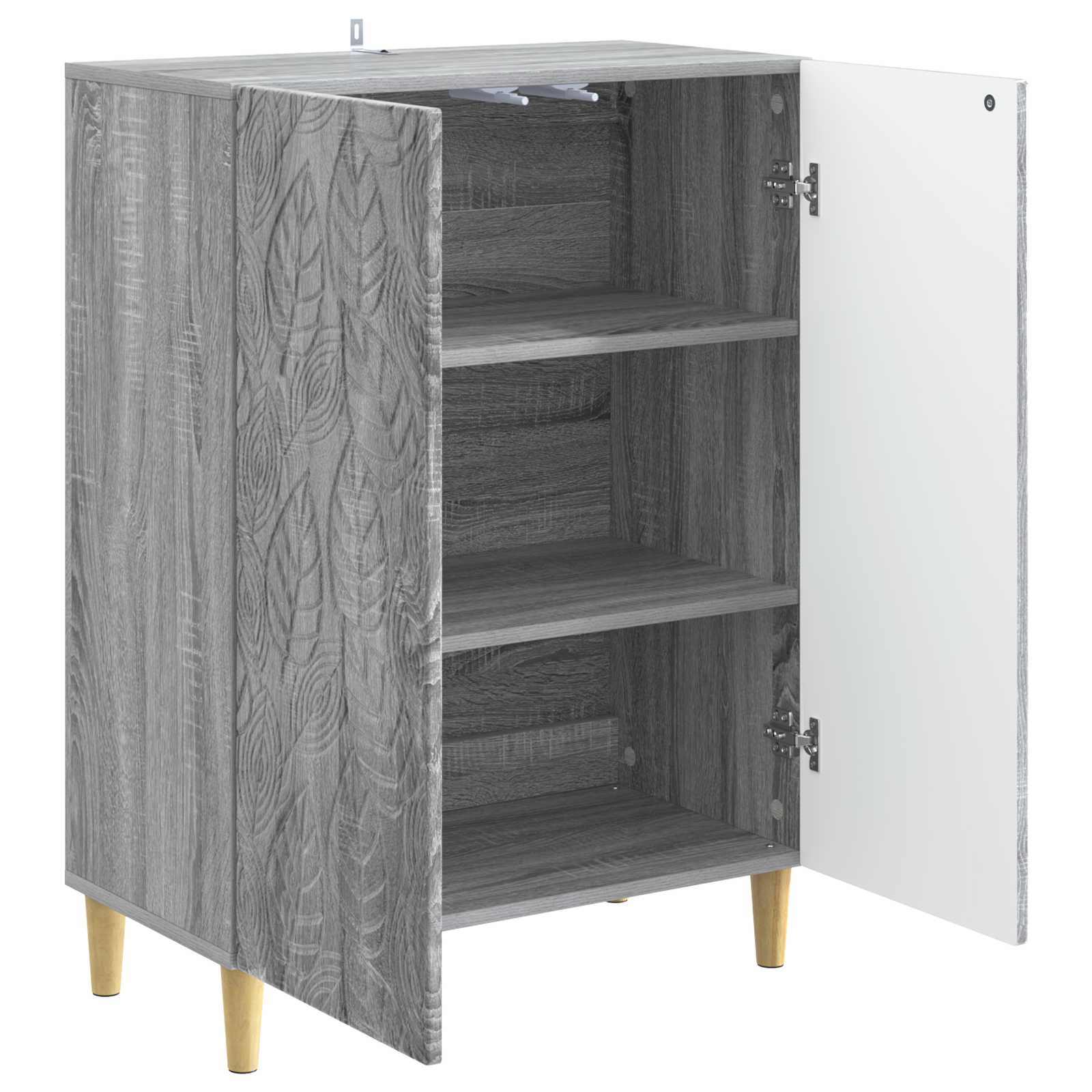 Buffet Sonoma gris 66 x 34,5 x 90 cm Bois d'ingénierie - XIOS