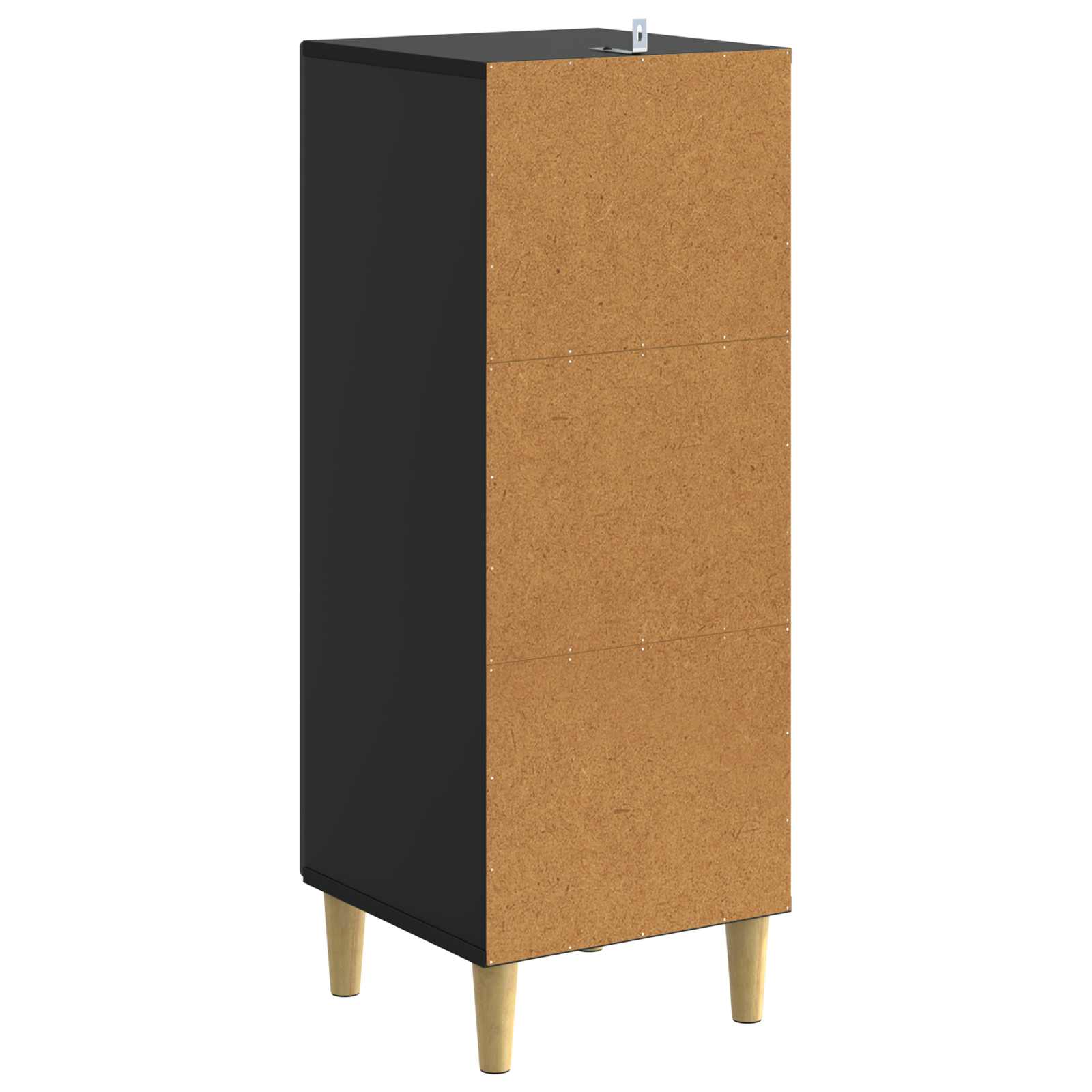 Buffet Noir 33 x 34,5 x 90 cm Bois d'ingénierie - XIOS