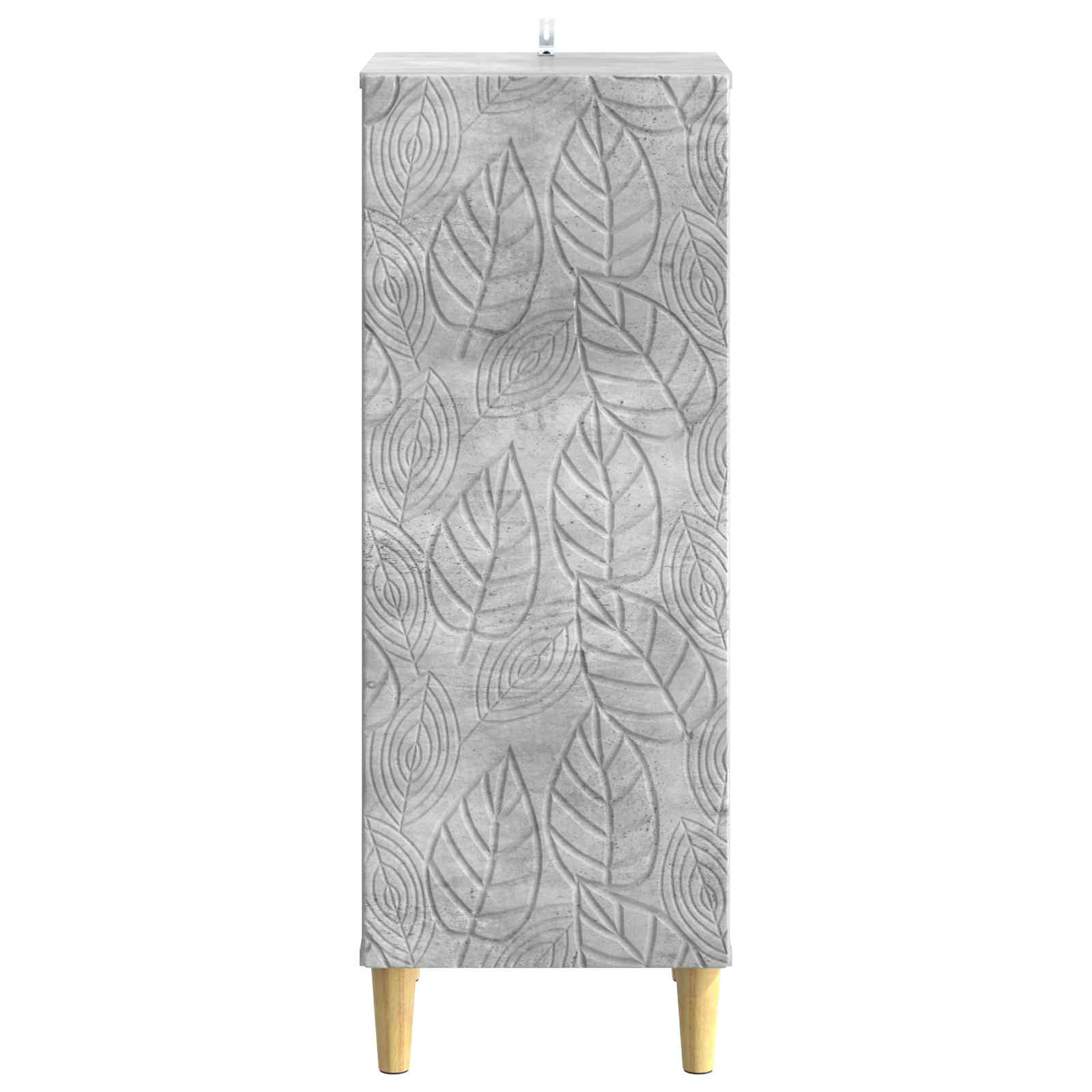 Buffet Gris béton 33 x 34,5 x 90 cm Bois d'ingénierie - XIOS