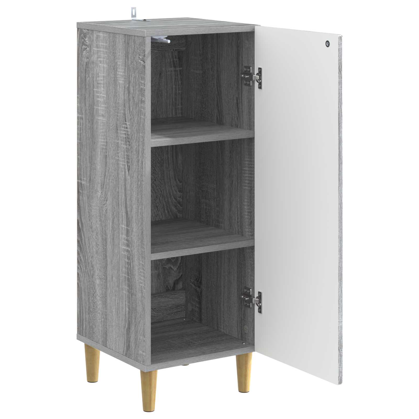 Buffet Sonoma gris 33 x 34,5 x 90 cm Bois d'ingénierie - XIOS